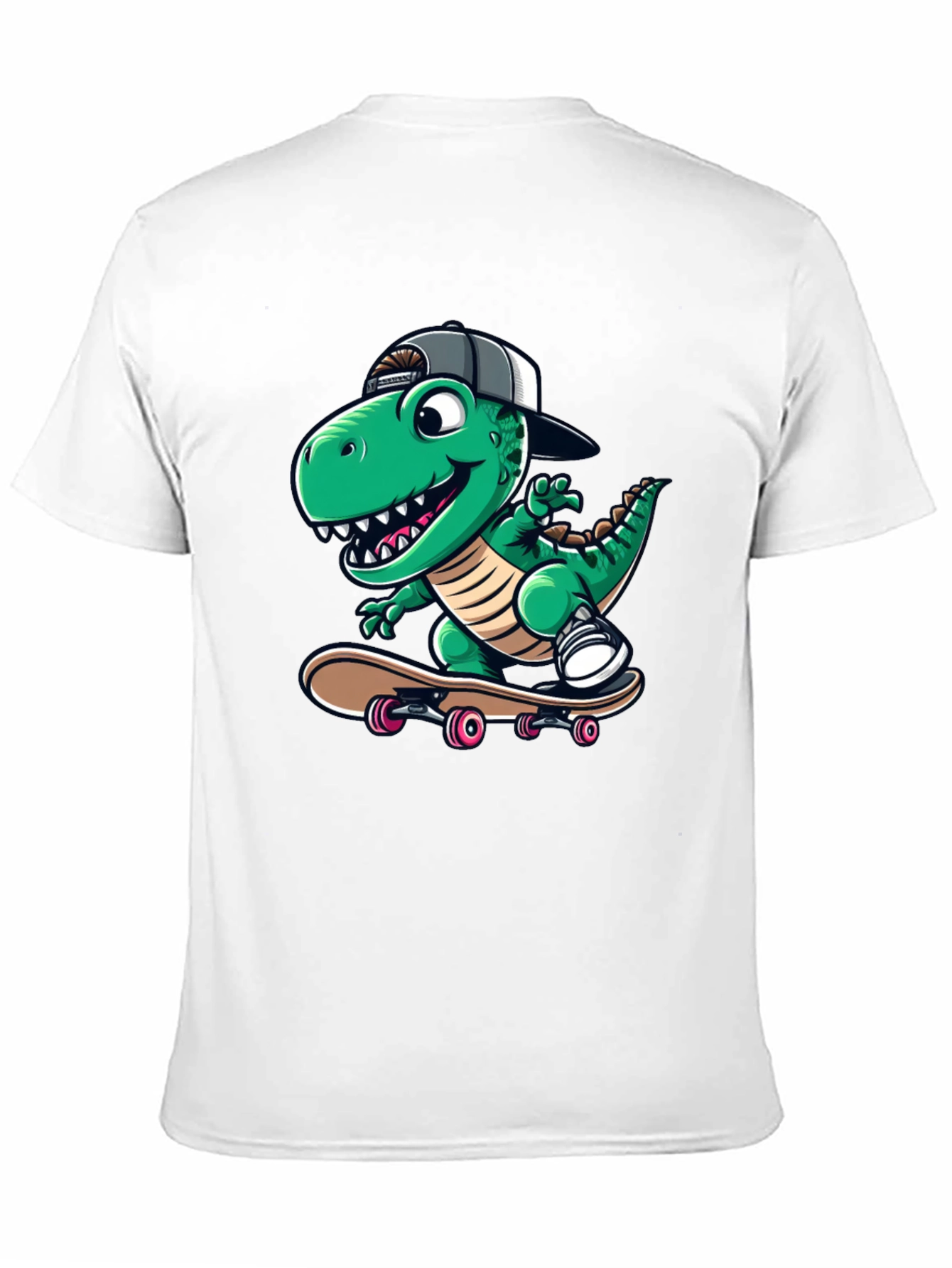 Cool Dinosaur Skateboarder T-Shirt