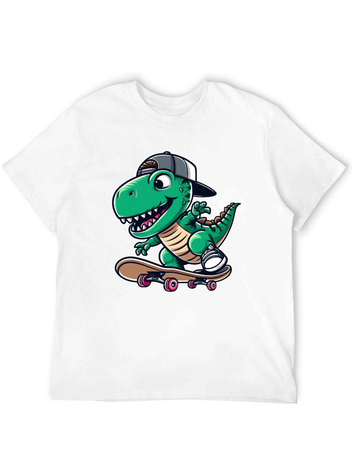 Cool Dinosaur Skateboarder T-Shirt
