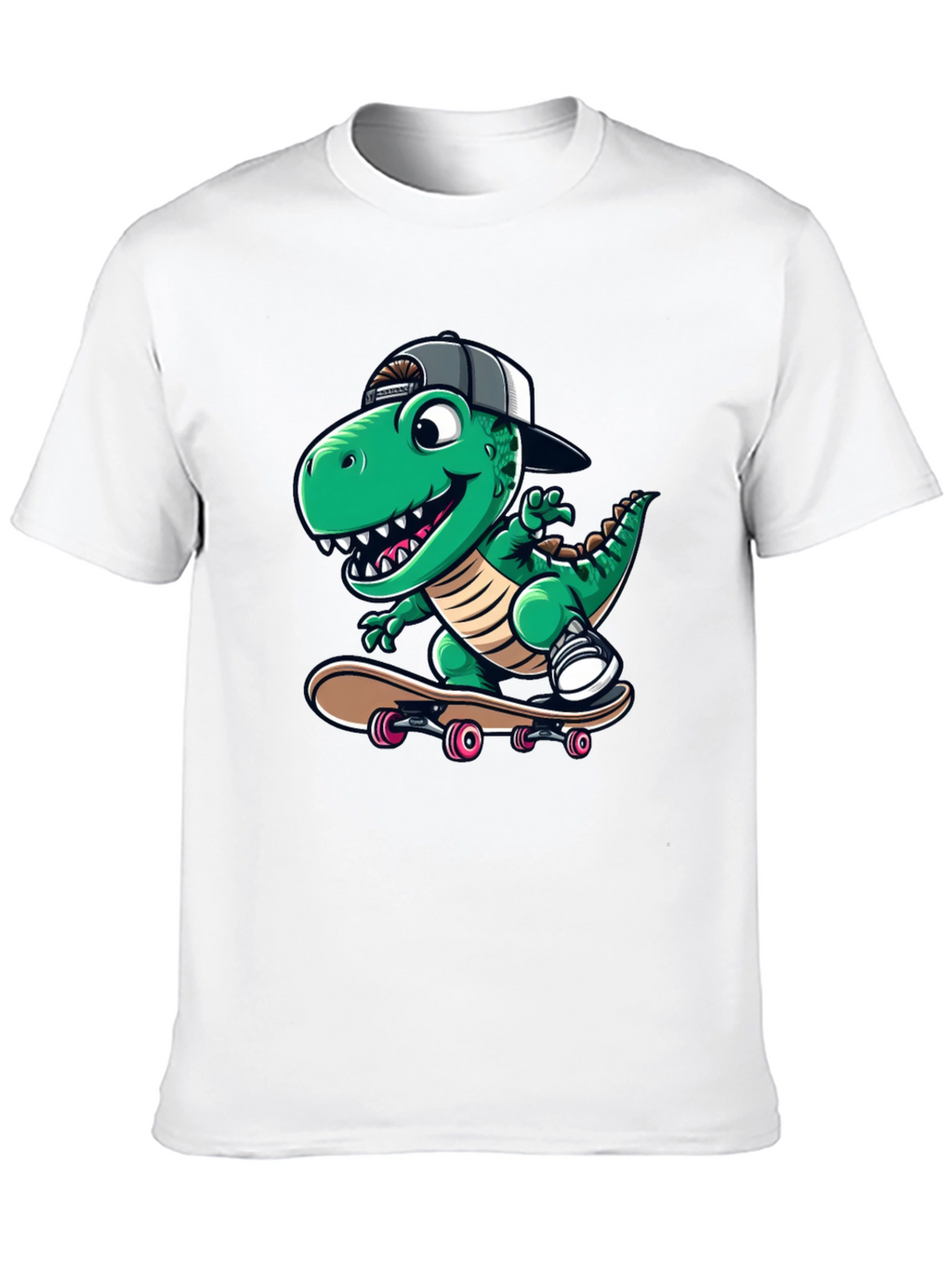 Cool Dinosaur Skateboarder T-Shirt