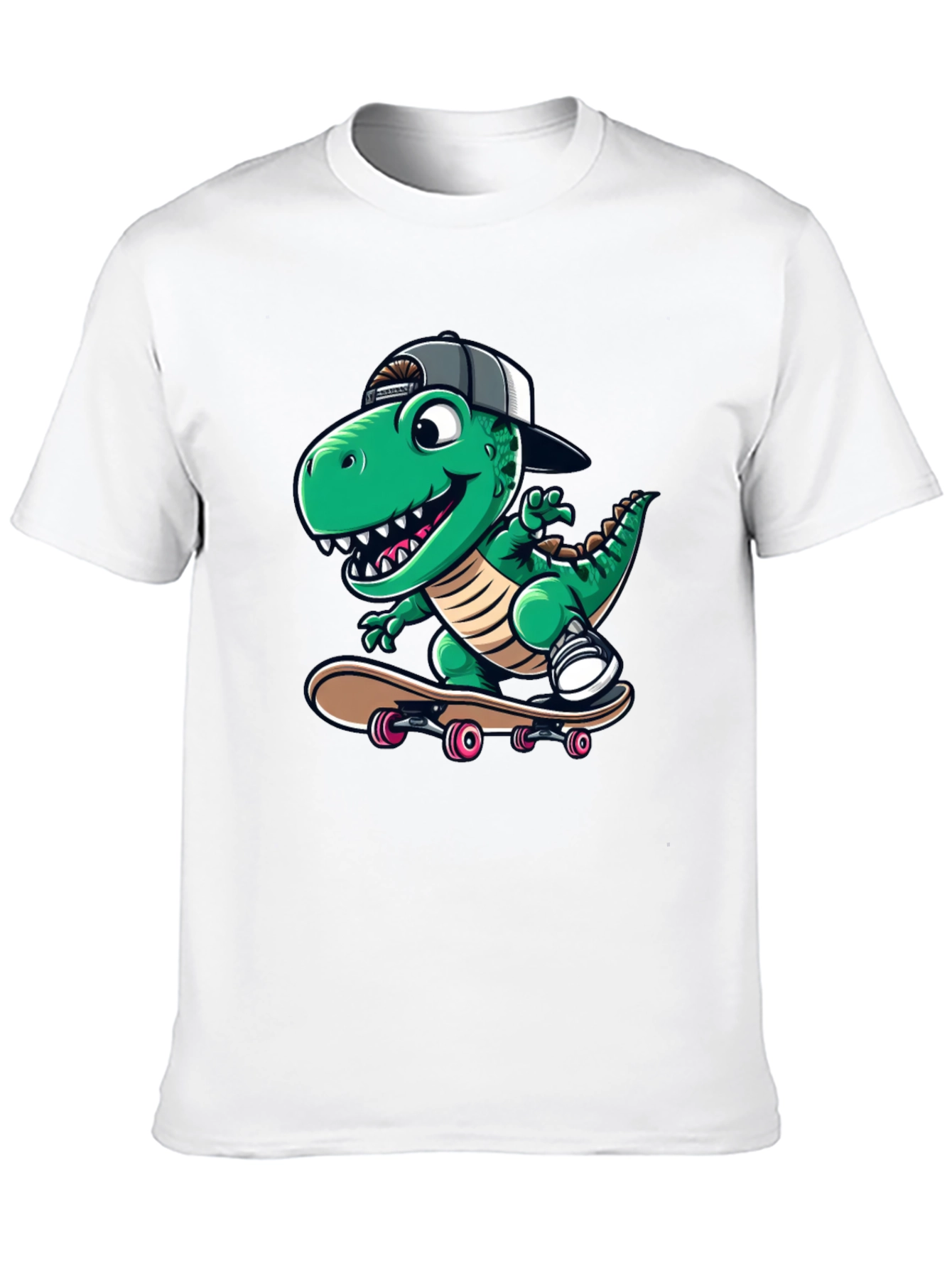 Cool Dinosaur Skateboarder T-Shirt