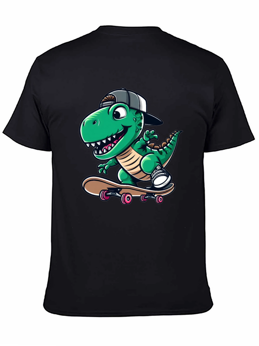 Cool Dinosaur Skateboarder T-Shirt