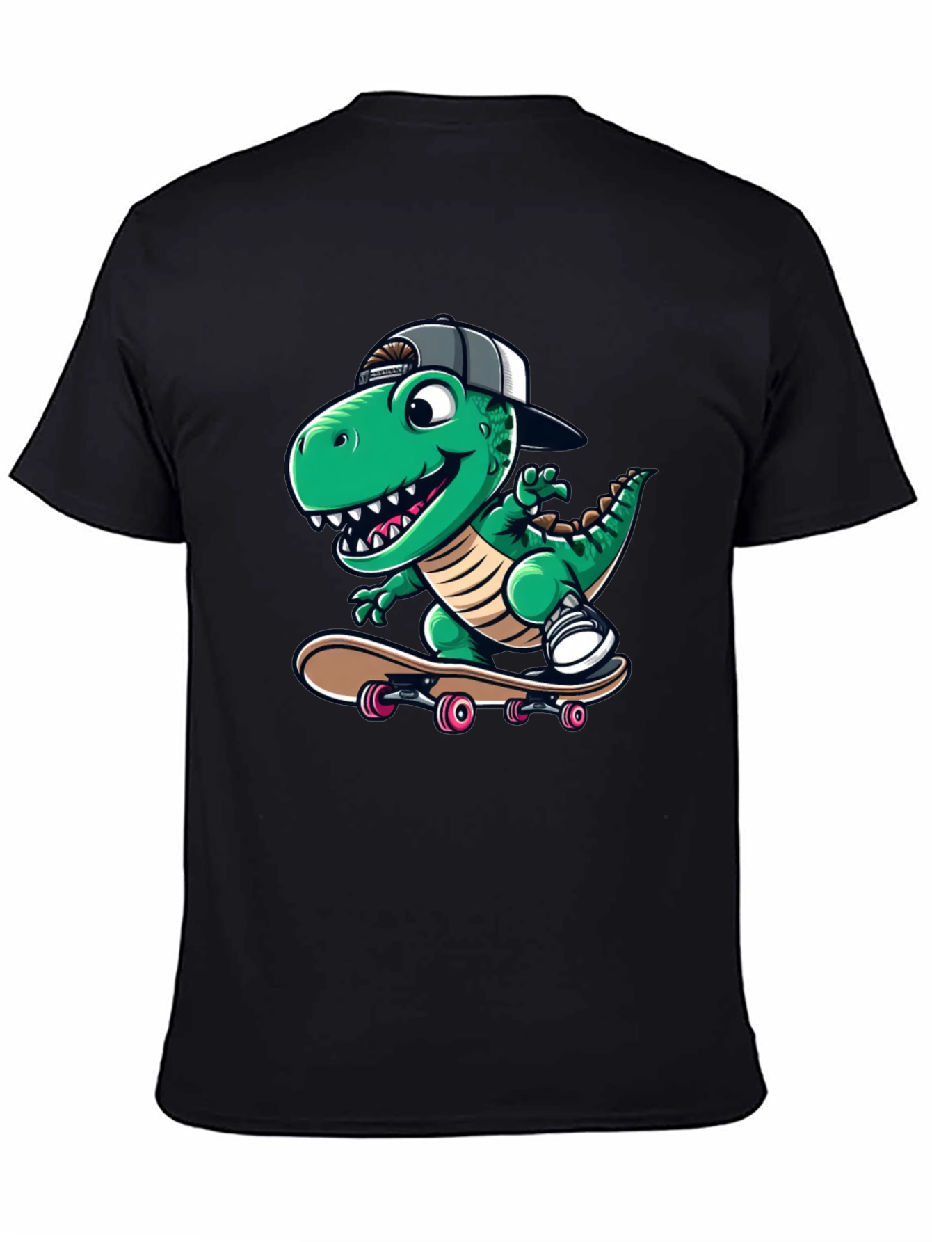 Cool Dinosaur Skateboarder T-Shirt
