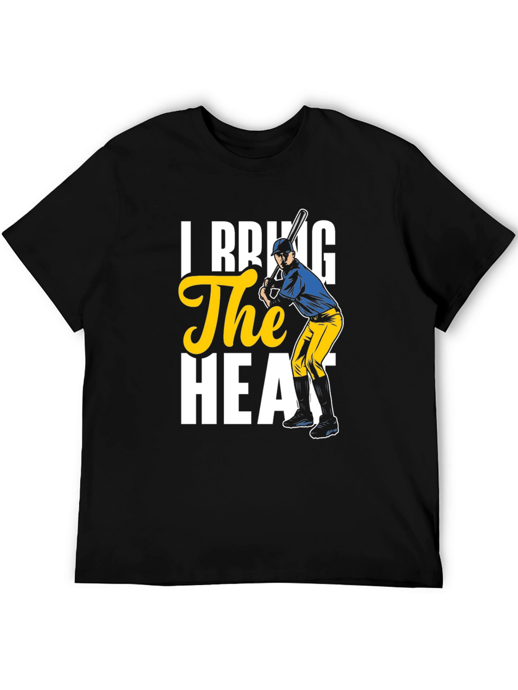 Baseball Player The Heat Graphic T-Shirt