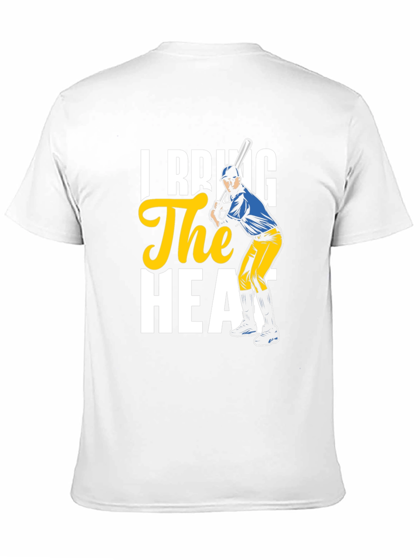 Baseball Player The Heat Graphic T-Shirt