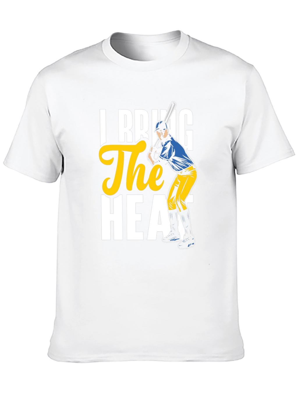 Baseball Player The Heat Graphic T-Shirt