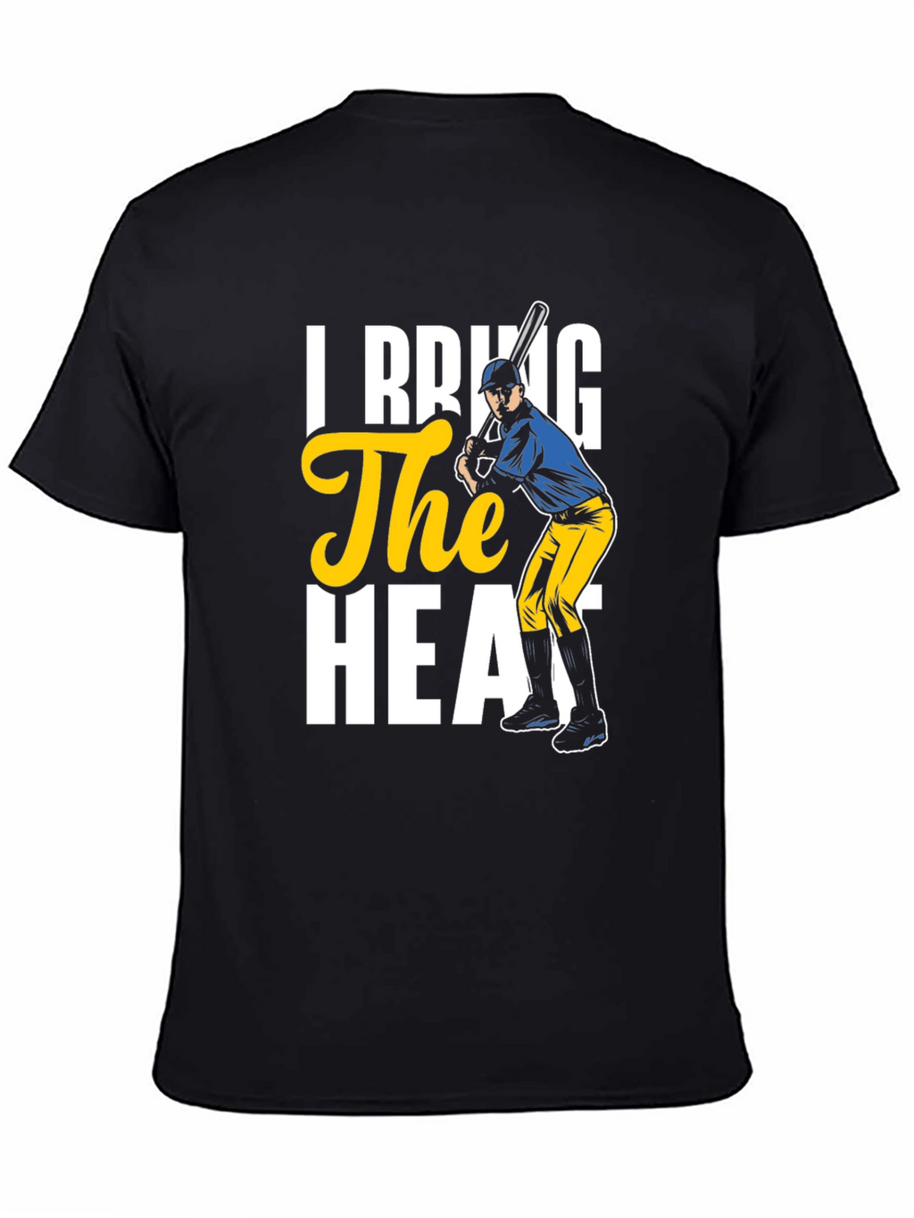 Baseball Player The Heat Graphic T-Shirt