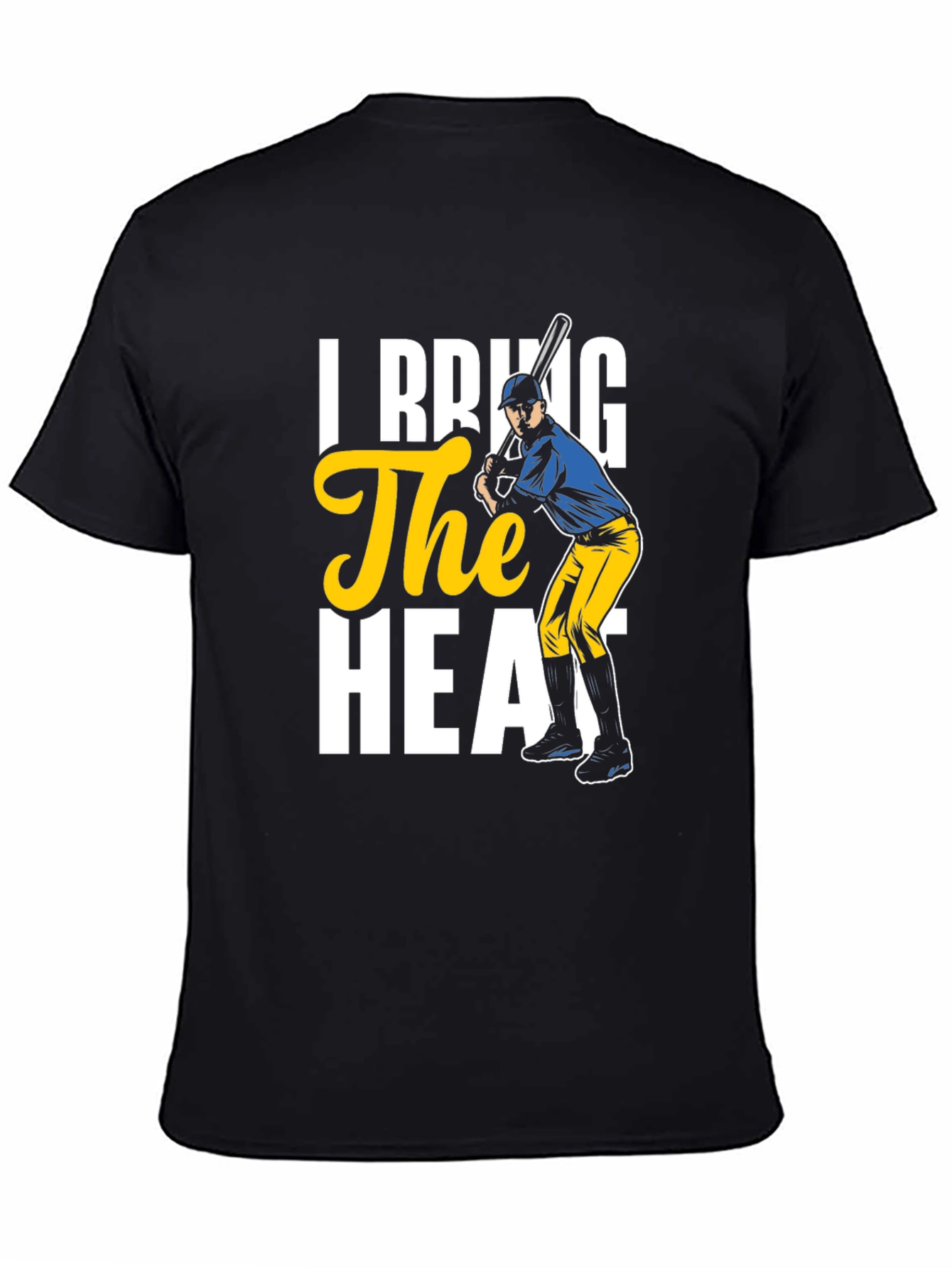 Baseball Player The Heat Graphic T-Shirt