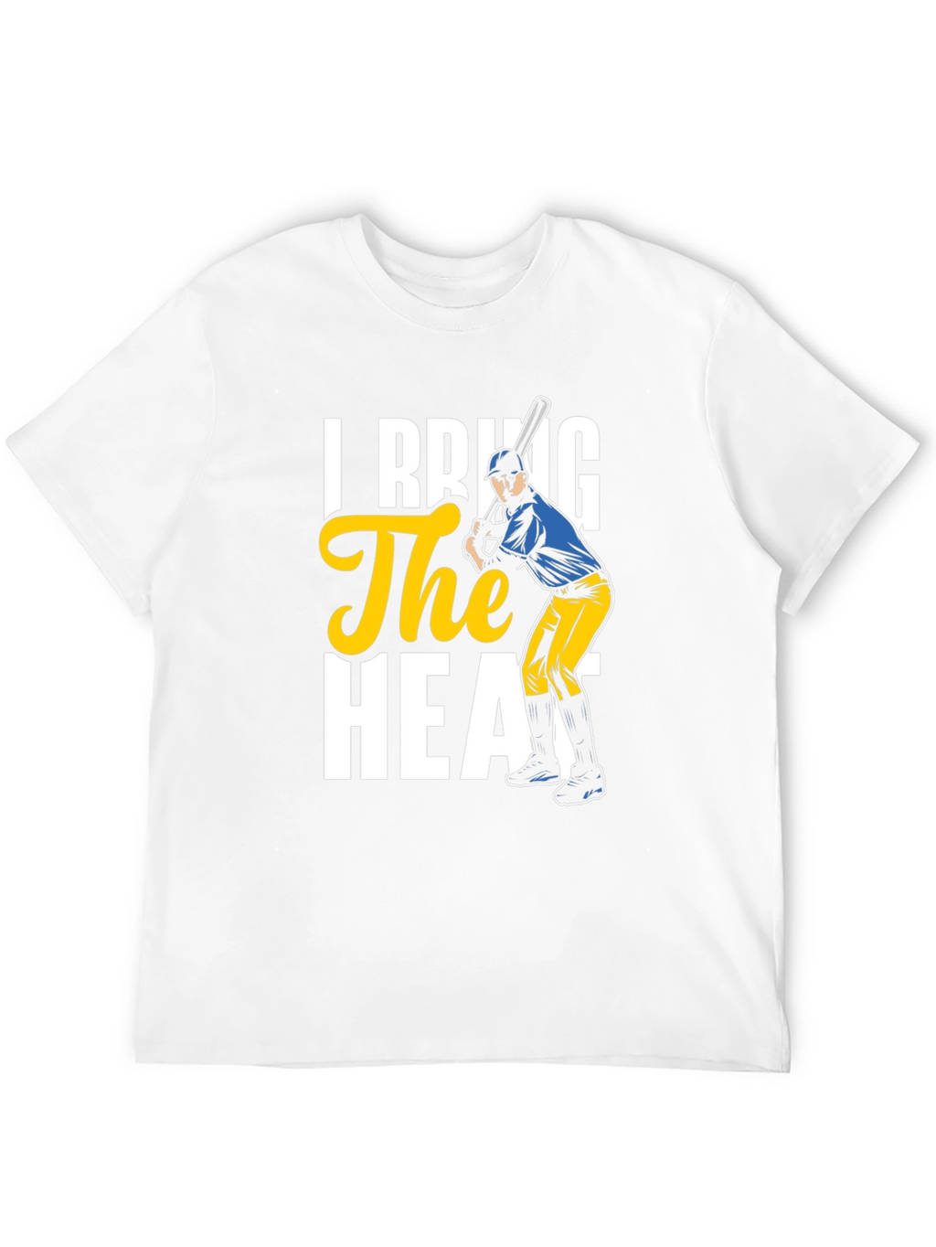 Baseball Player The Heat Graphic T-Shirt