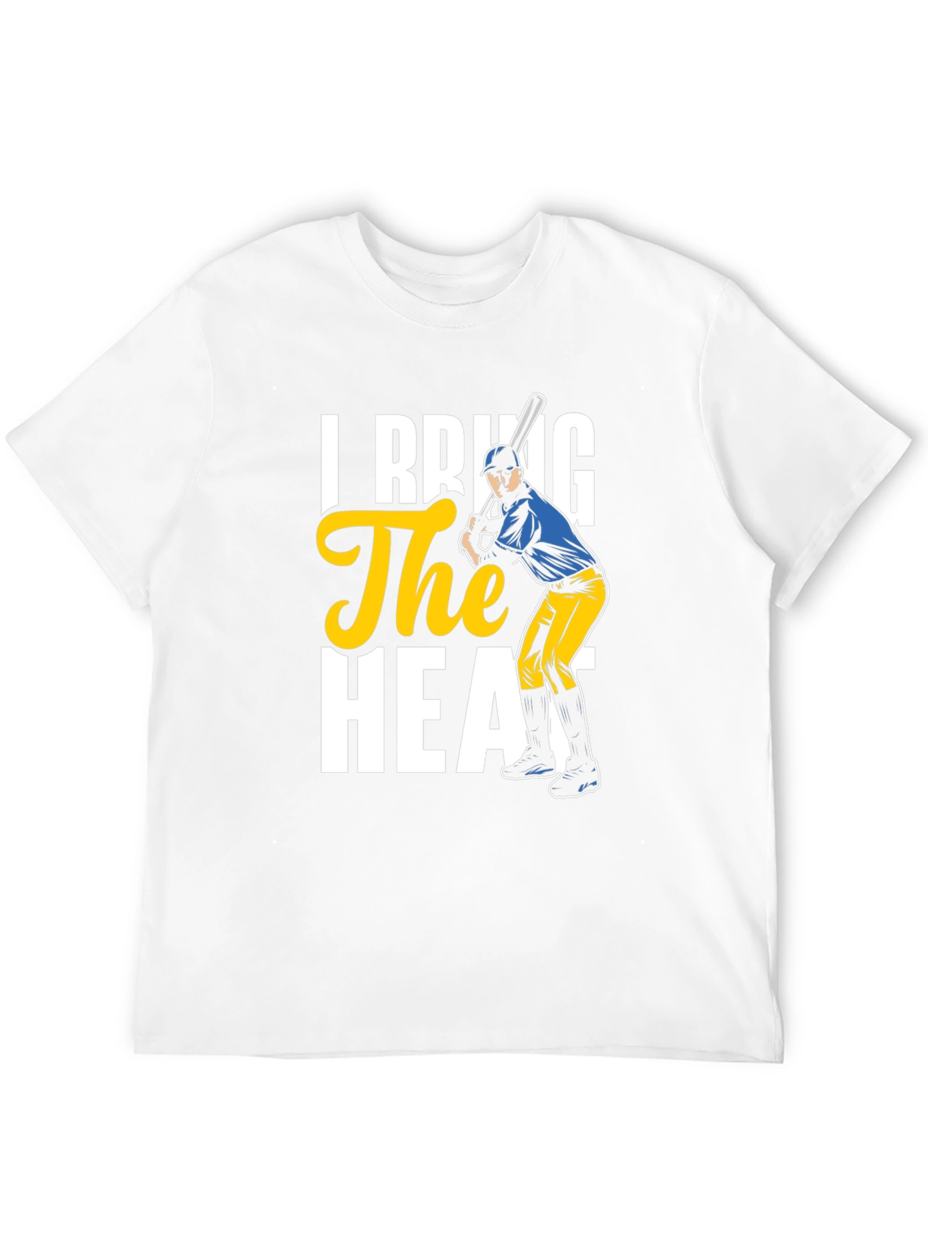 Baseball Player The Heat Graphic T-Shirt