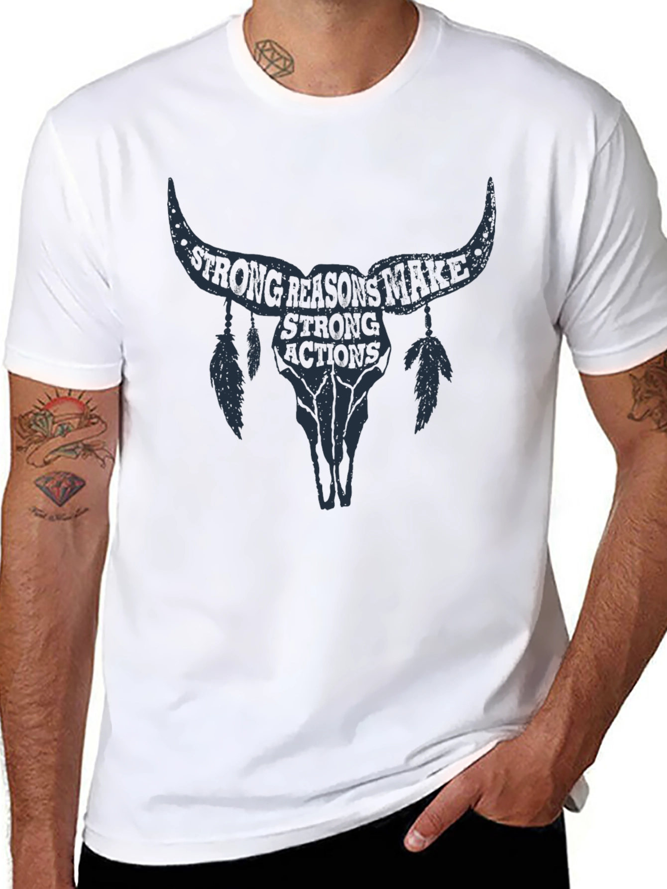 Strong Reasons Graphic Tee - Black