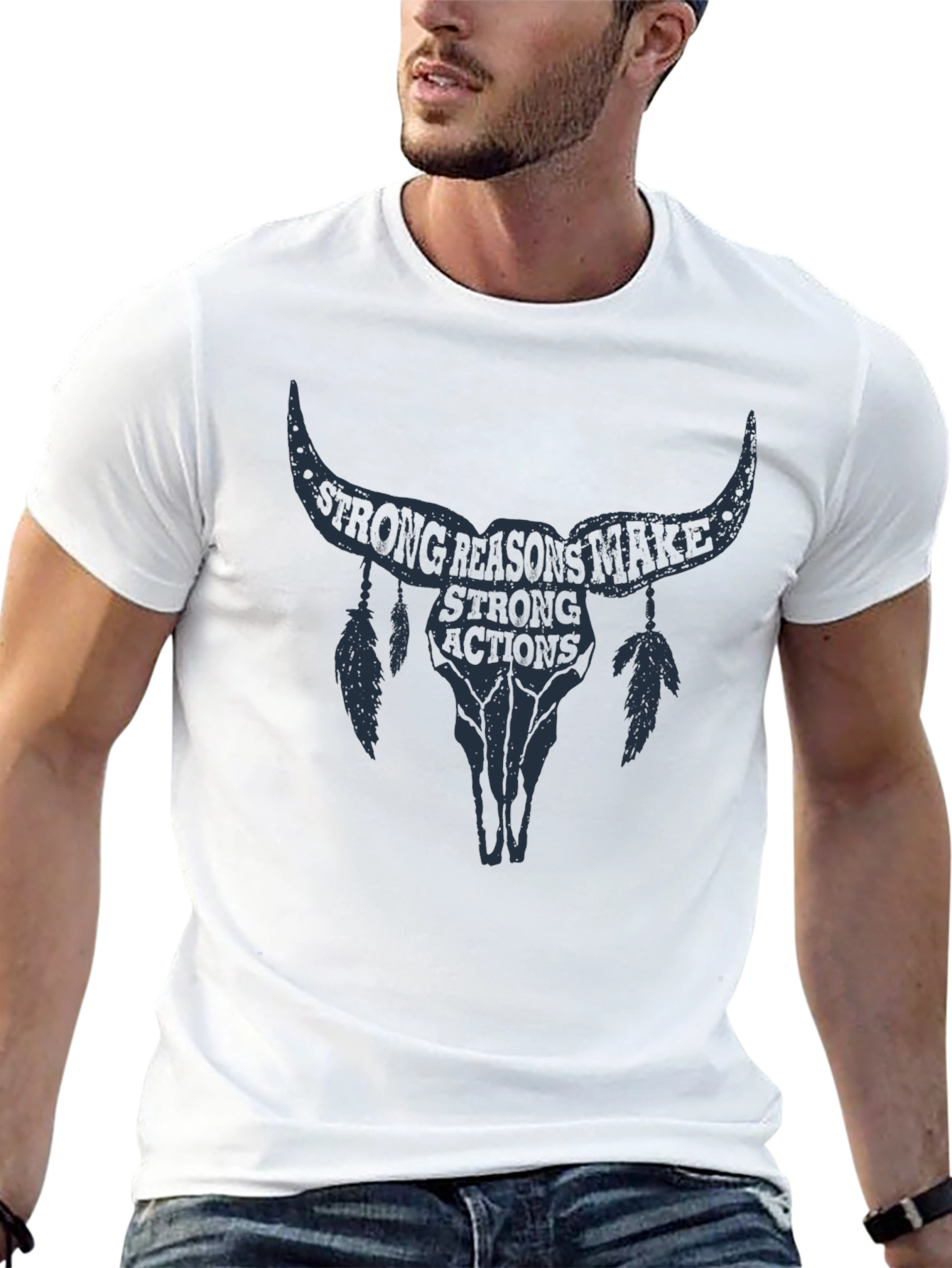 Strong Reasons Graphic Tee - Black
