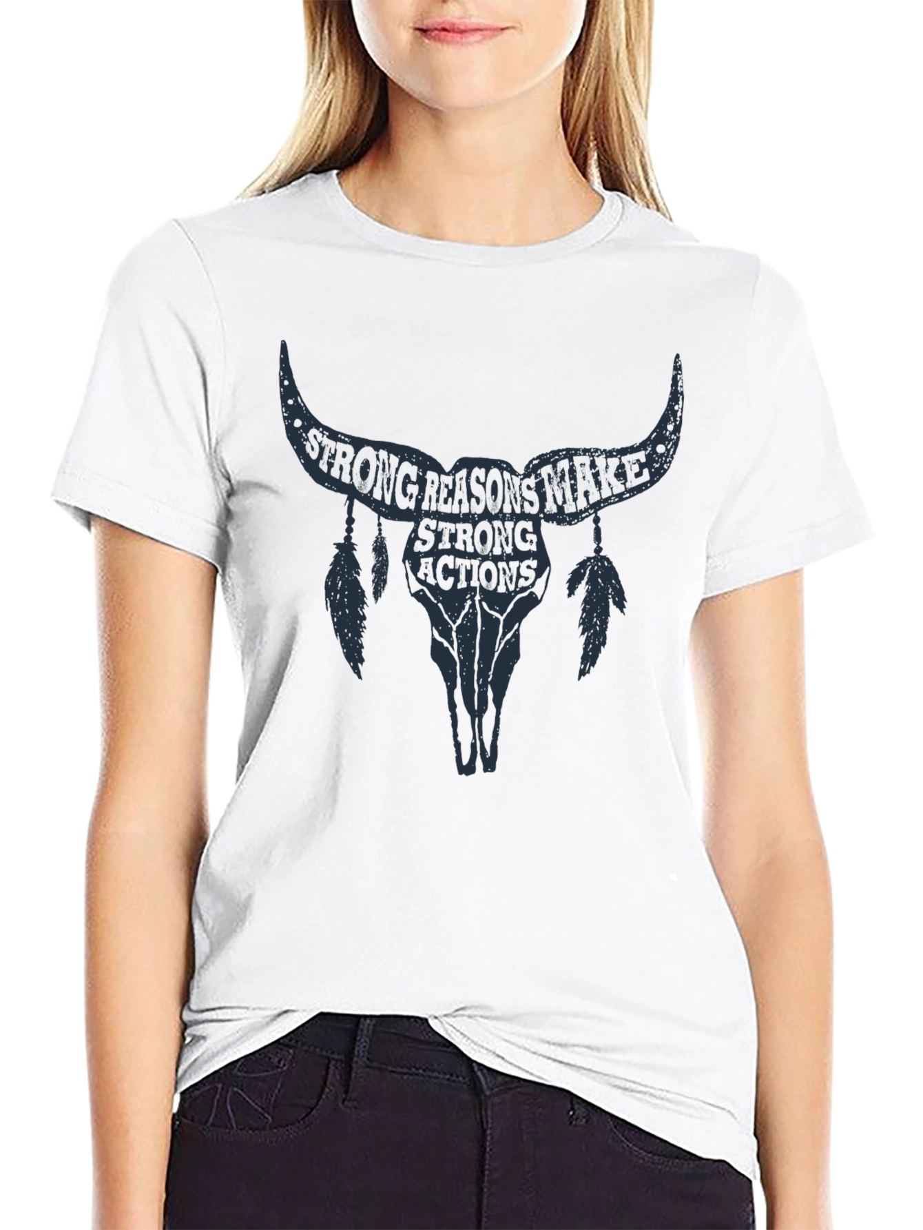Strong Reasons Graphic Tee - Black