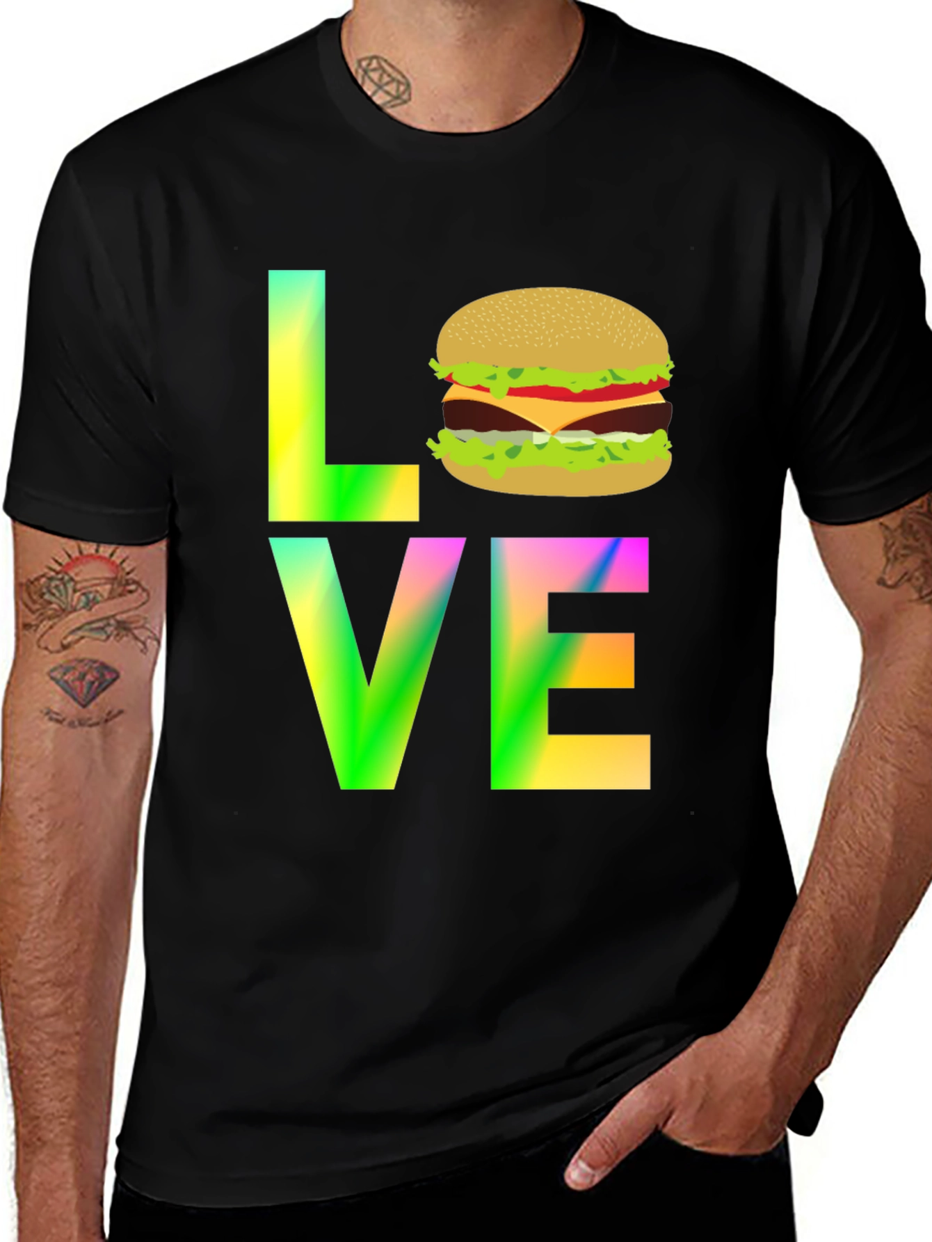 Burger Love Graphic T-Shirt