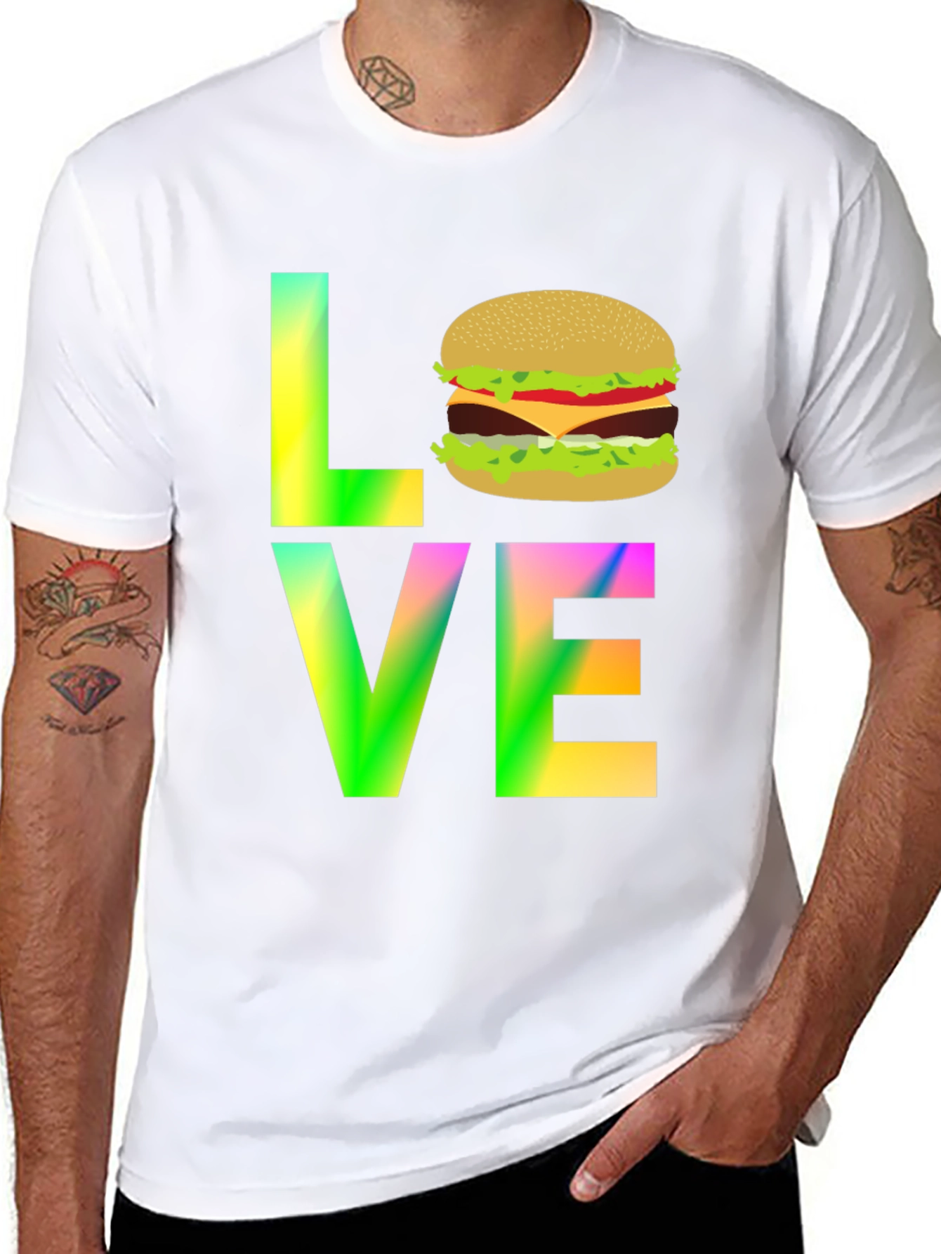 Burger Love Graphic T-Shirt