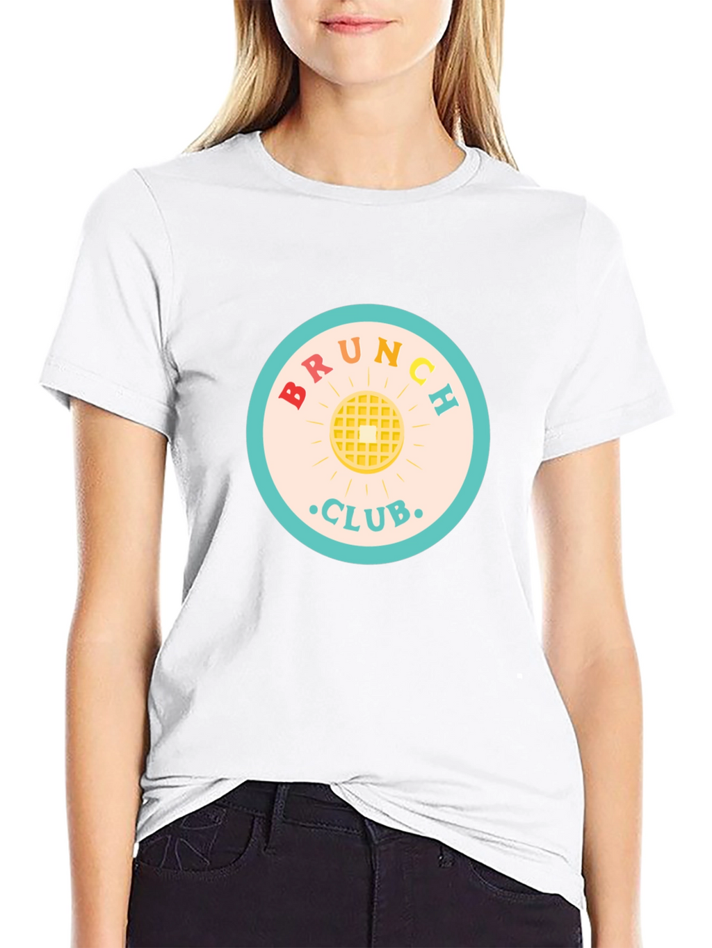 Brunch Club Waffle Graphic Tee