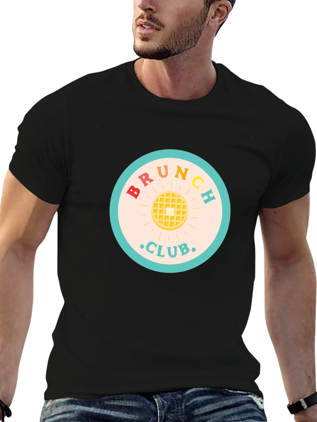 Brunch Club Waffle Graphic Tee