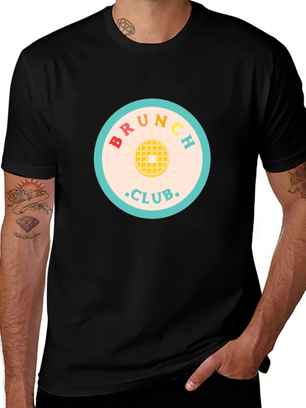 Brunch Club Waffle Graphic Tee