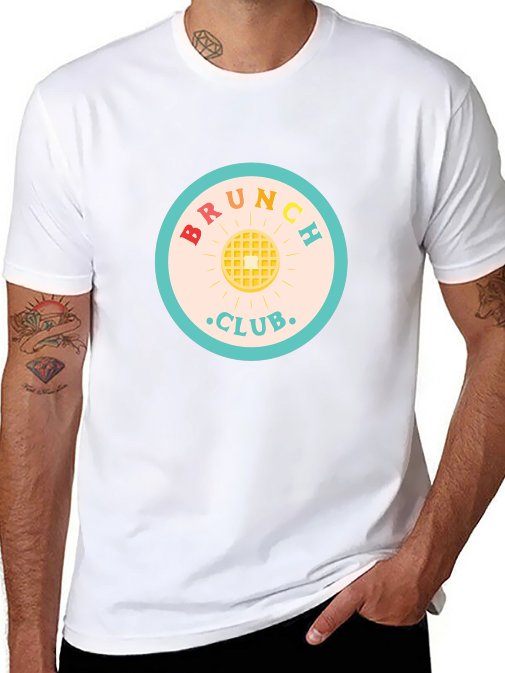 Brunch Club Waffle Graphic Tee