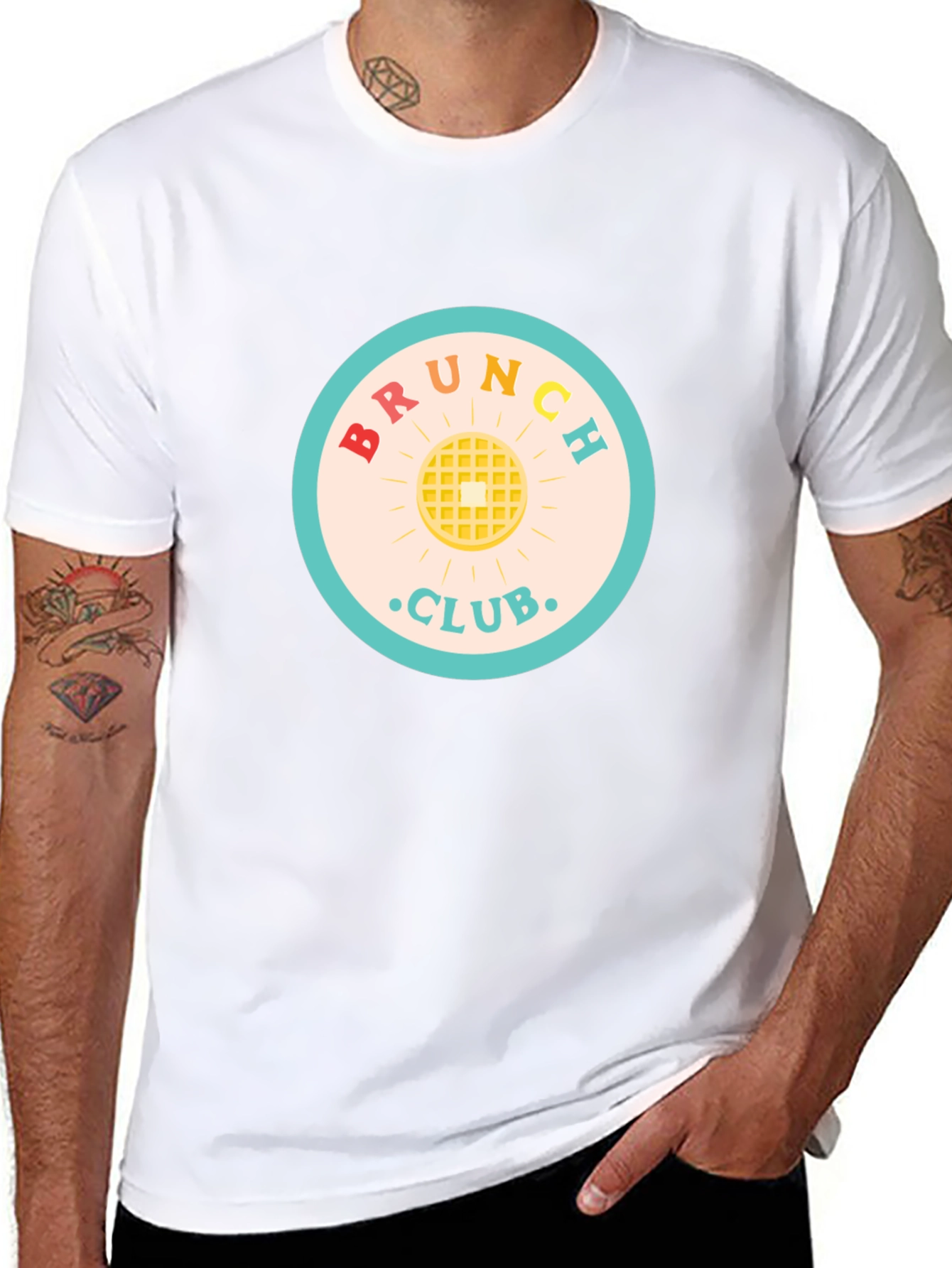 Brunch Club Waffle Graphic Tee