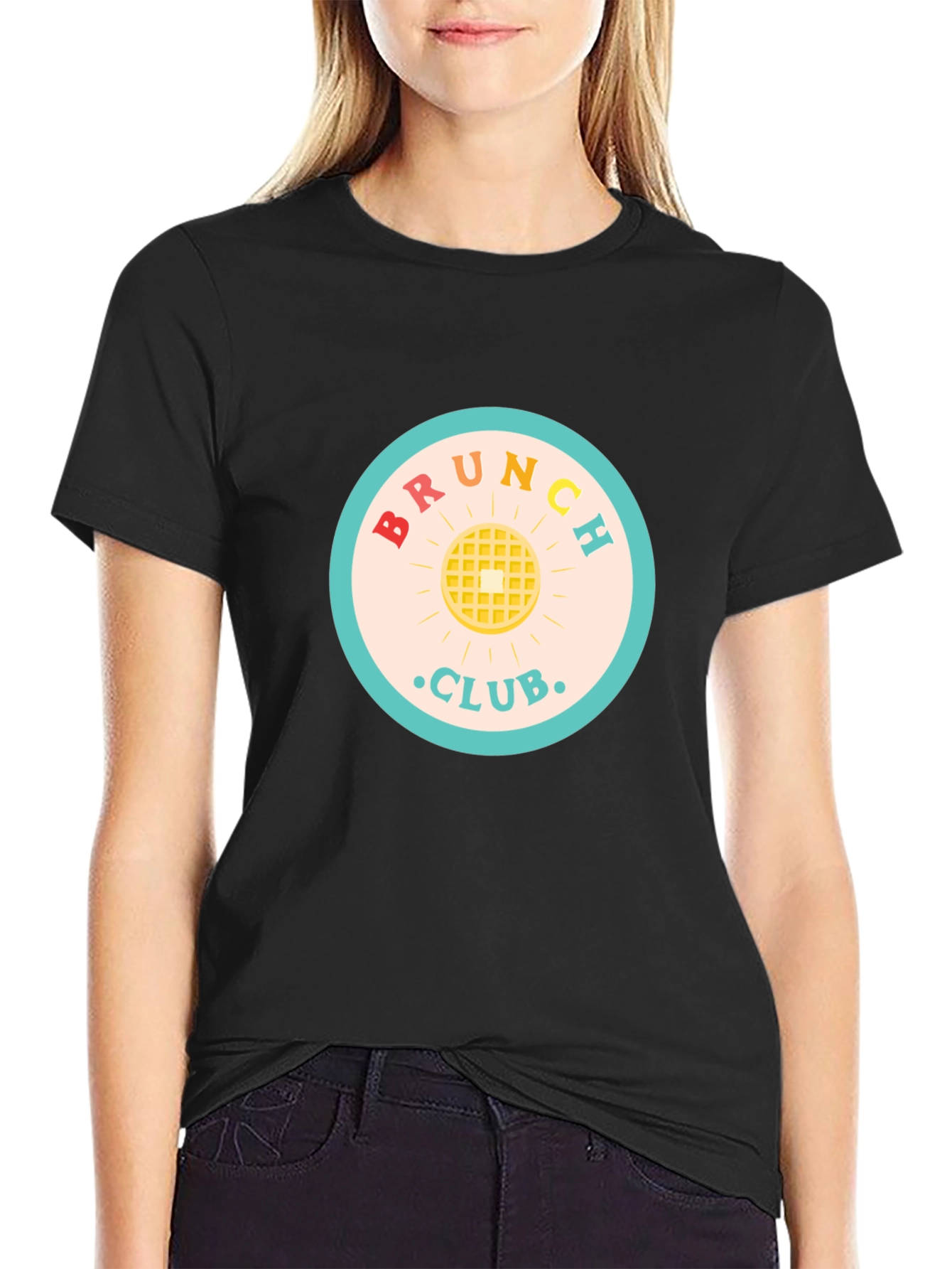 Brunch Club Waffle Graphic Tee