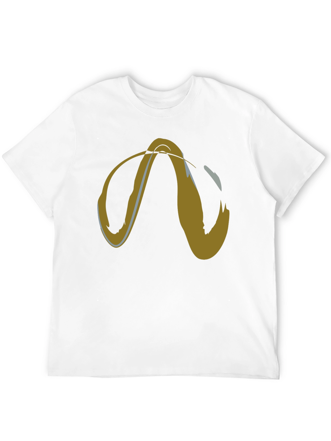 Abstract Graphic Tee - Mens Short Sleeve Black T-Shirt