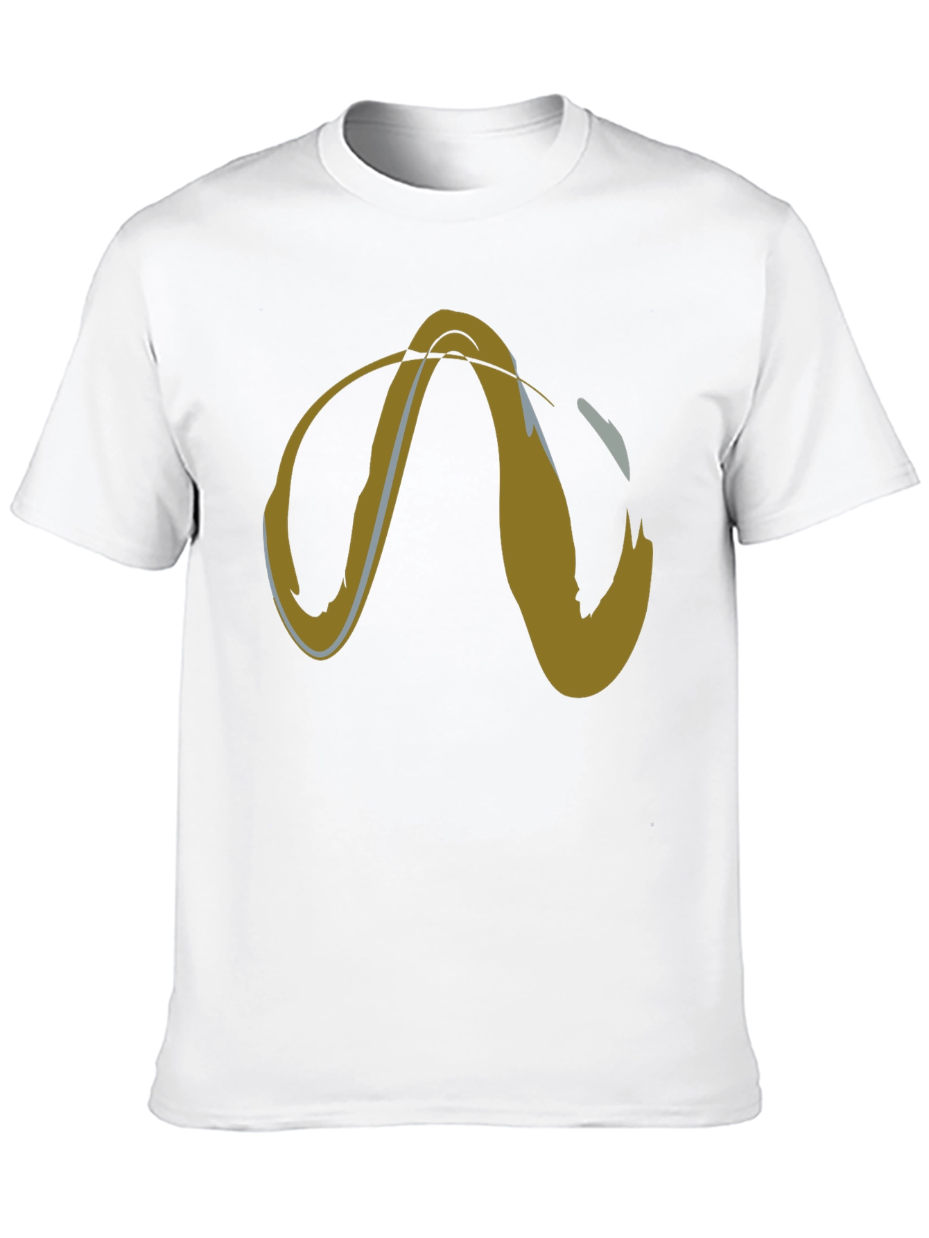Abstract Graphic Tee - Mens Short Sleeve Black T-Shirt