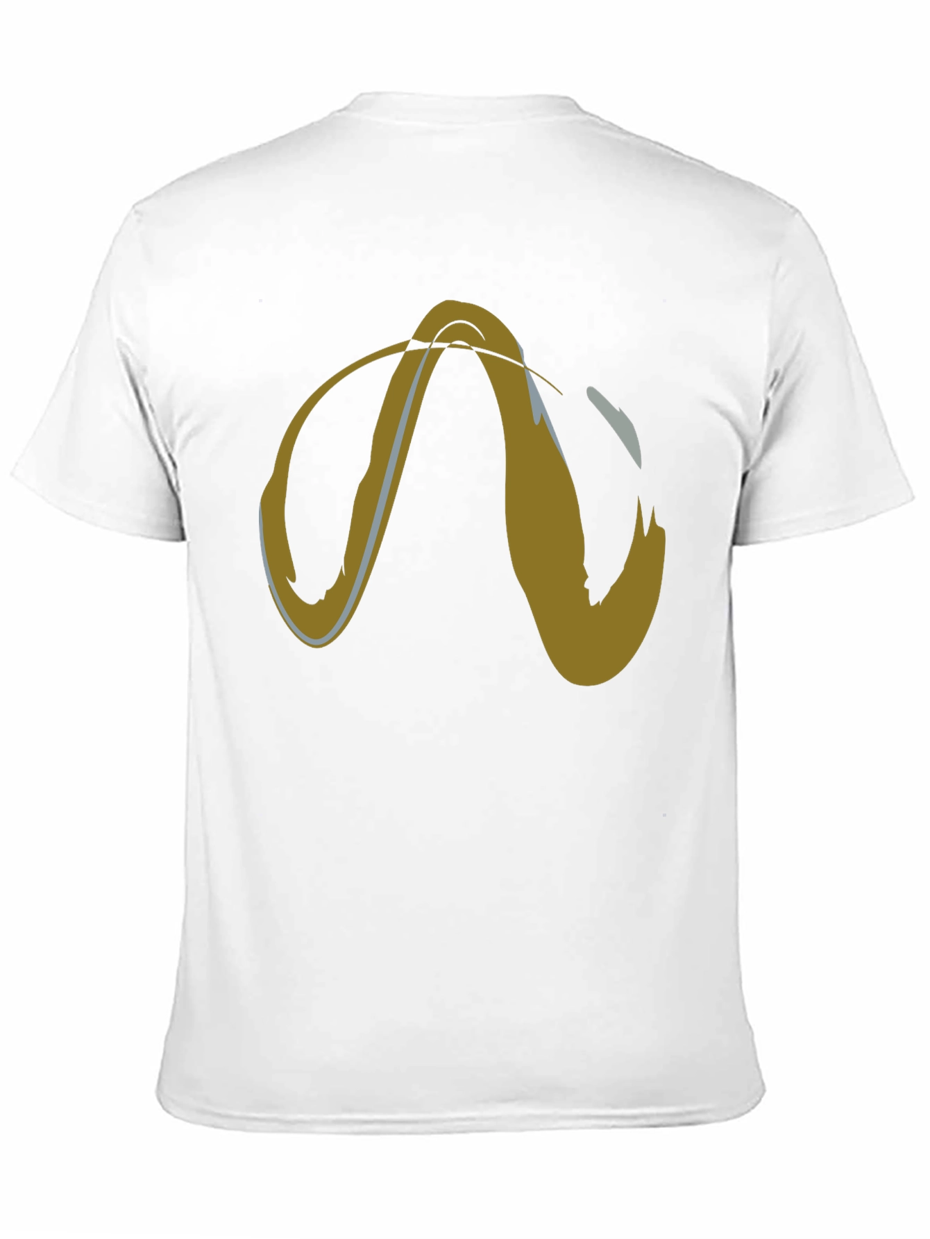 Abstract Graphic Tee - Mens Short Sleeve Black T-Shirt