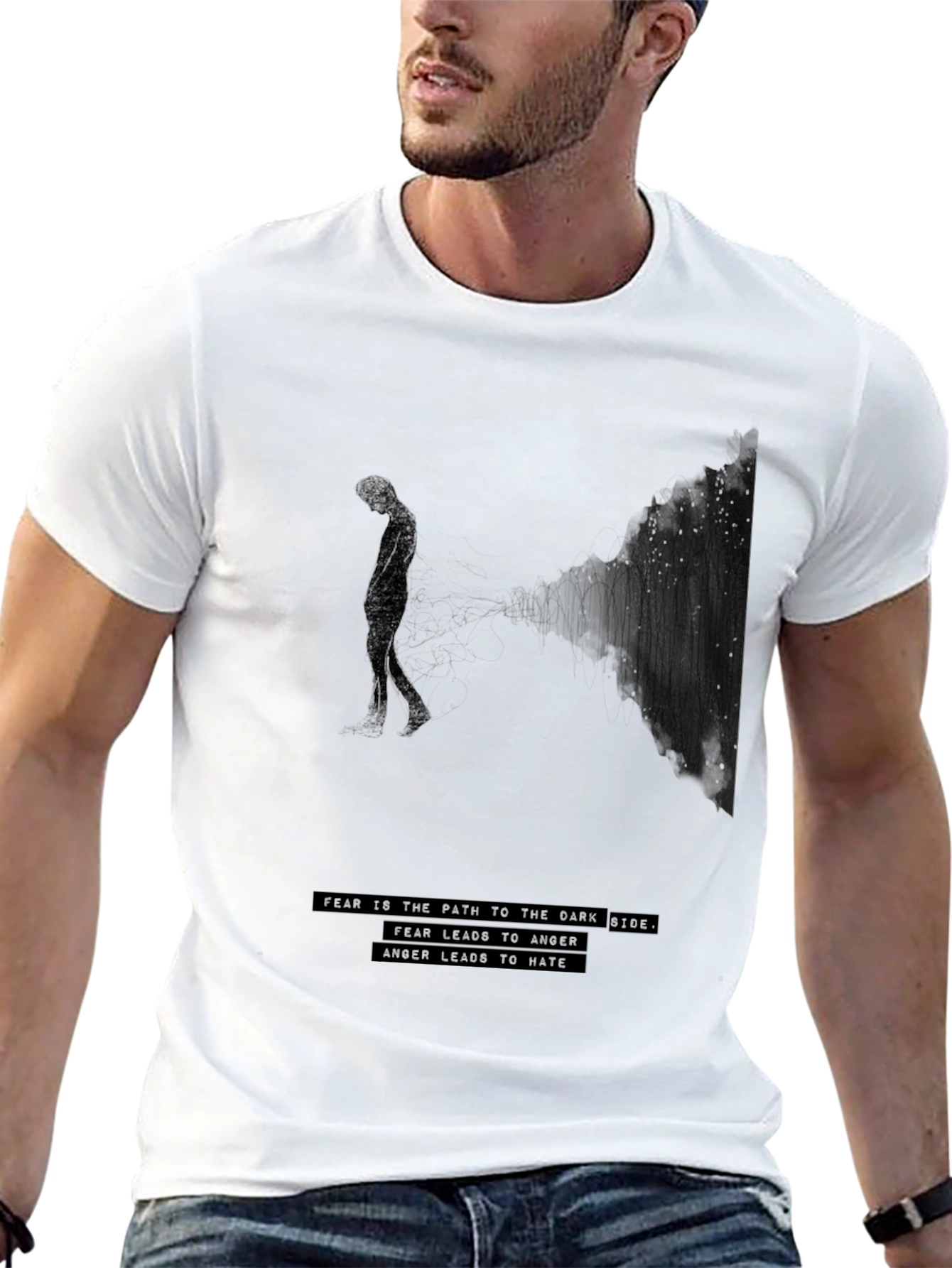 Dark Side Path T-Shirt - Fear Leads to Anger Tee