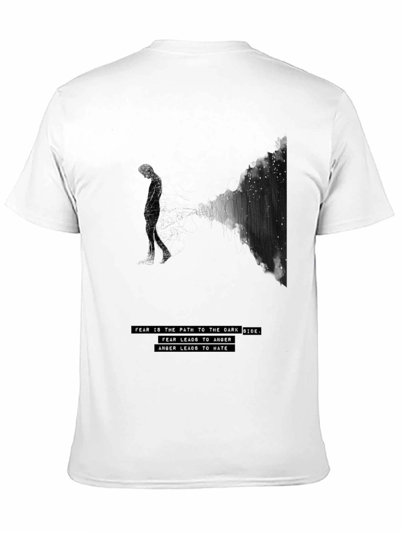 Dark Side Path T-Shirt - Fear Leads to Anger Tee