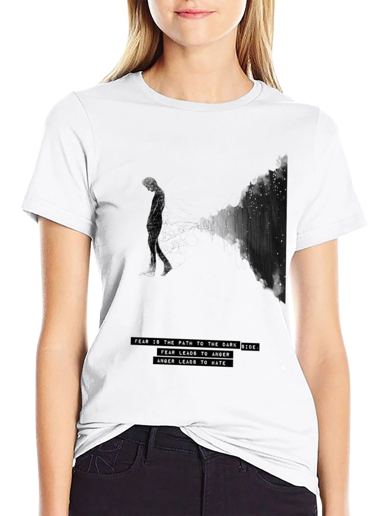 Dark Side Path T-Shirt - Fear Leads to Anger Tee