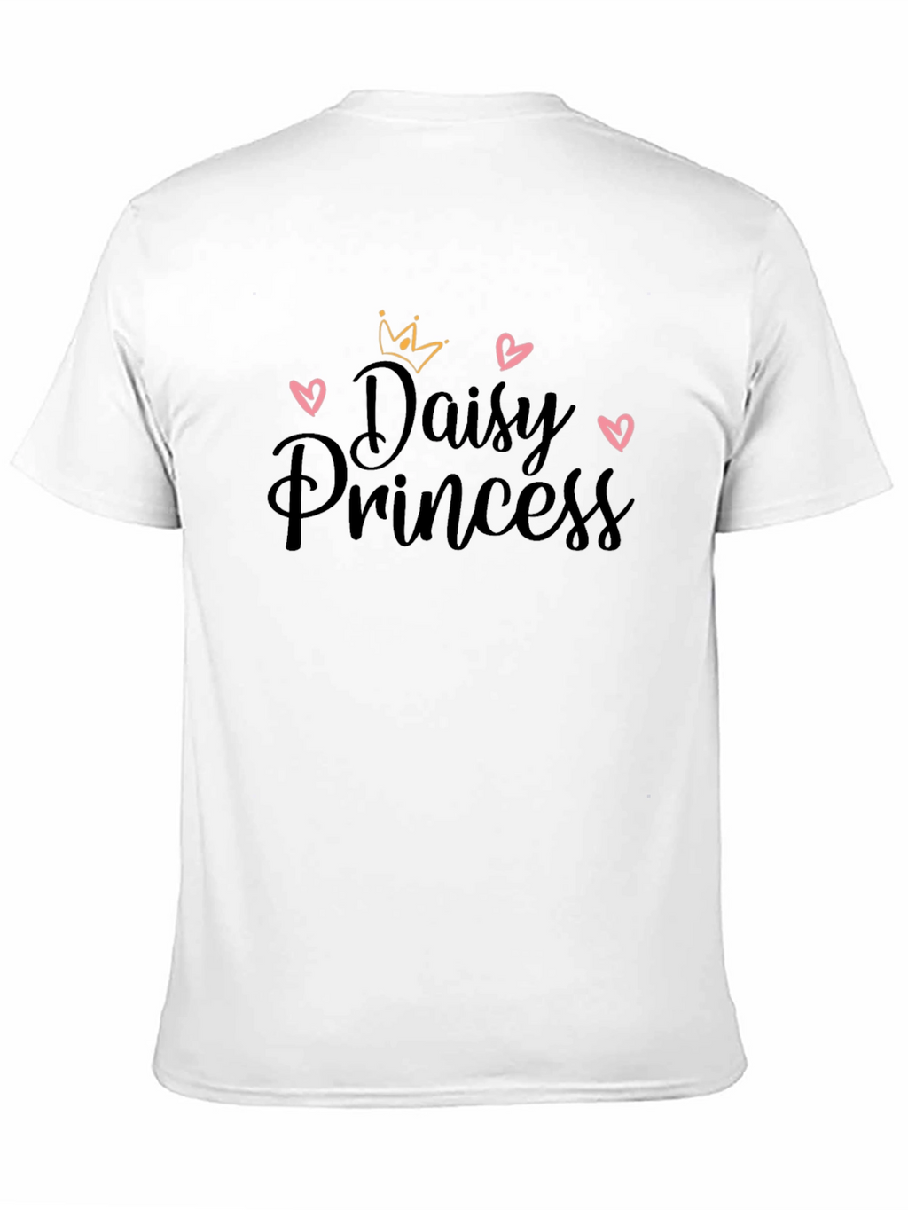 Daisy Princess Black Graphic Tee