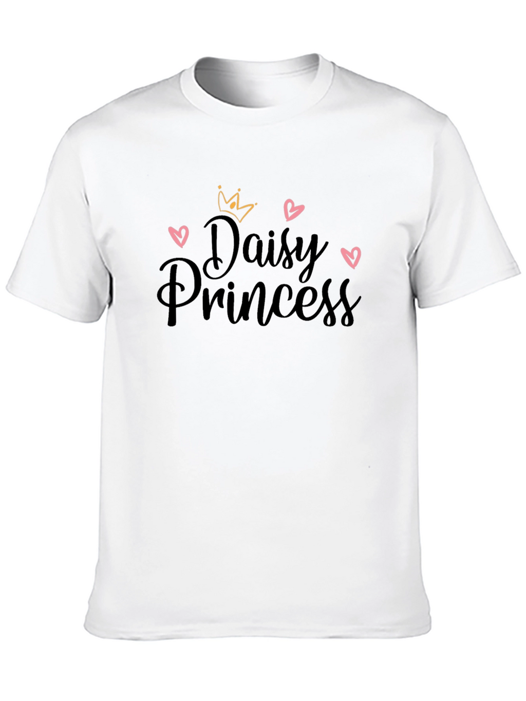 Daisy Princess Black Graphic Tee