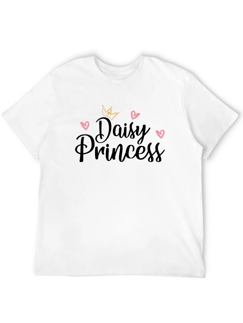 Daisy Princess Black Graphic Tee