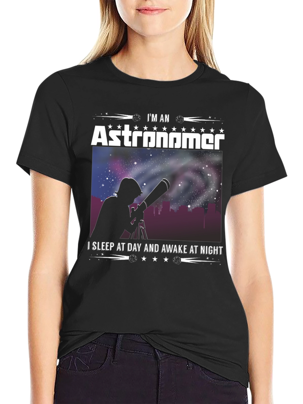 Astronomer T-Shirt: I Sleep At Day