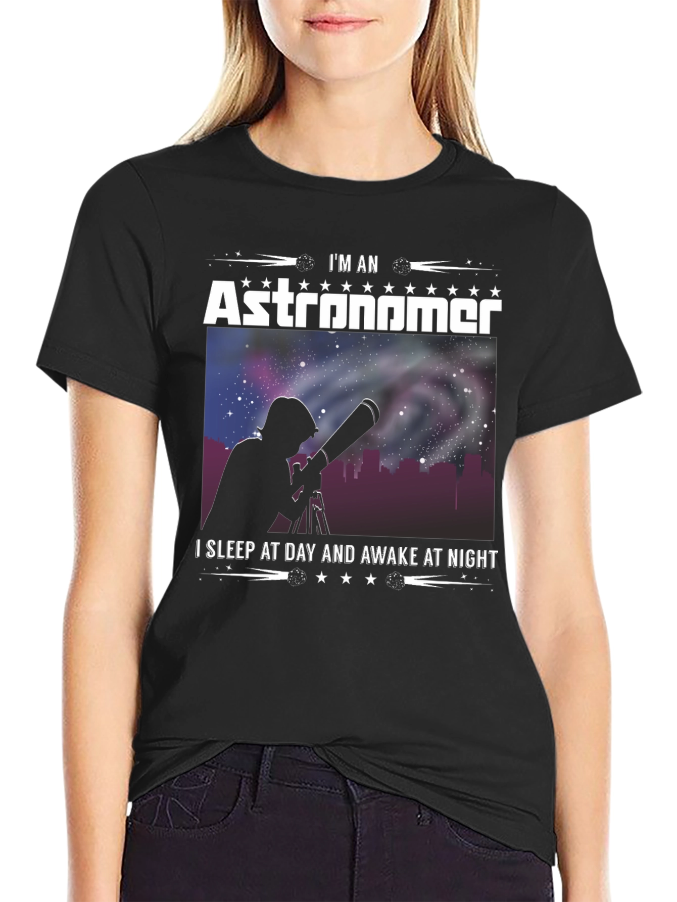 Astronomer T-Shirt: I Sleep At Day