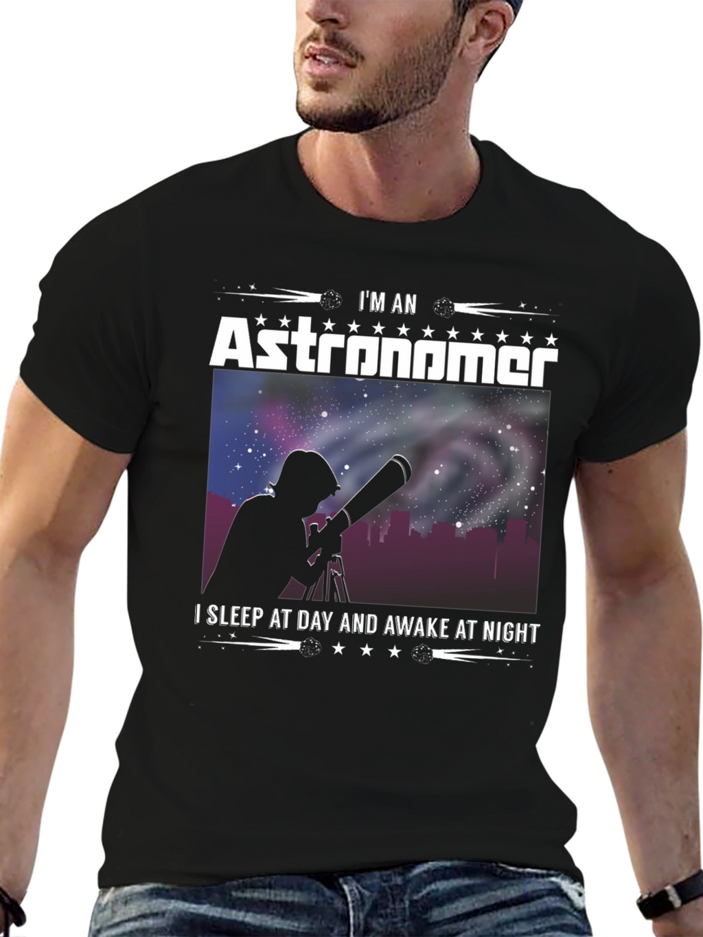Astronomer T-Shirt: I Sleep At Day