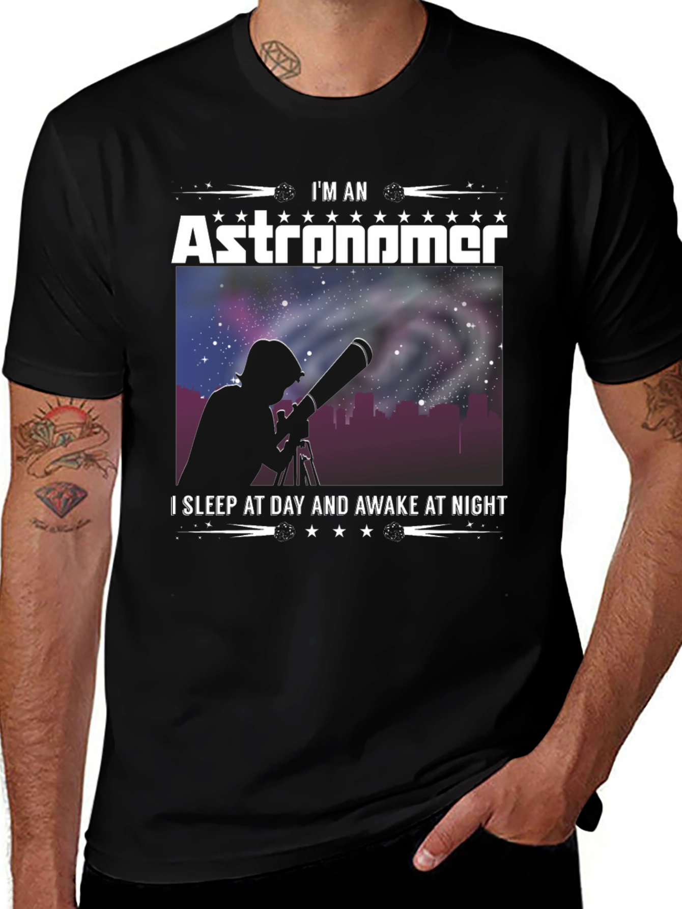 Astronomer T-Shirt: I Sleep At Day