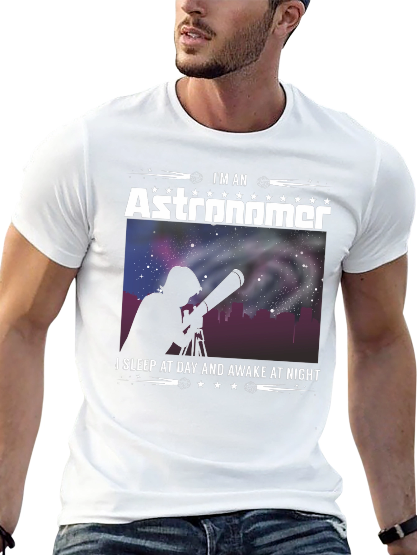 Astronomer T-Shirt: I Sleep At Day