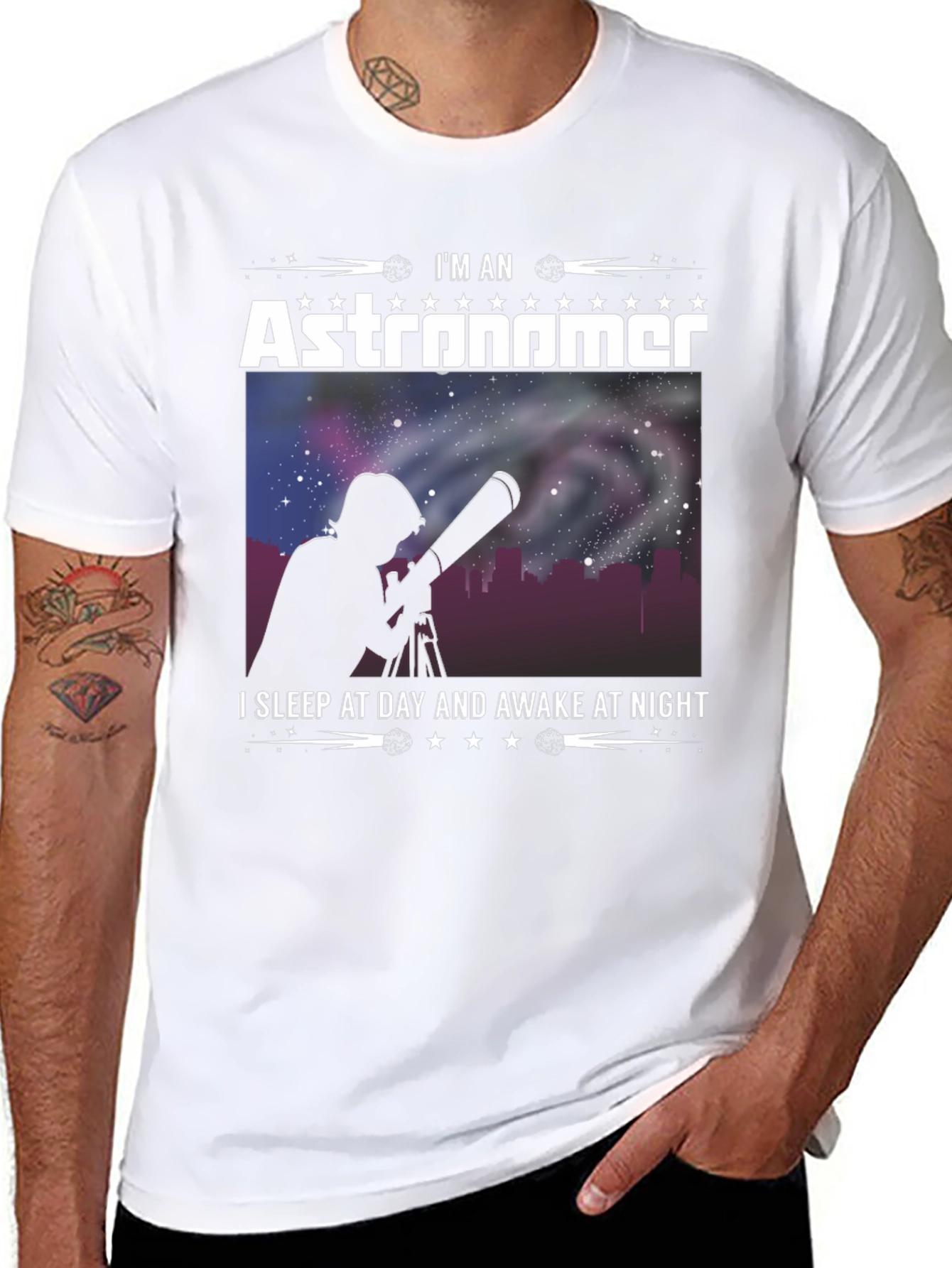 Astronomer T-Shirt: I Sleep At Day