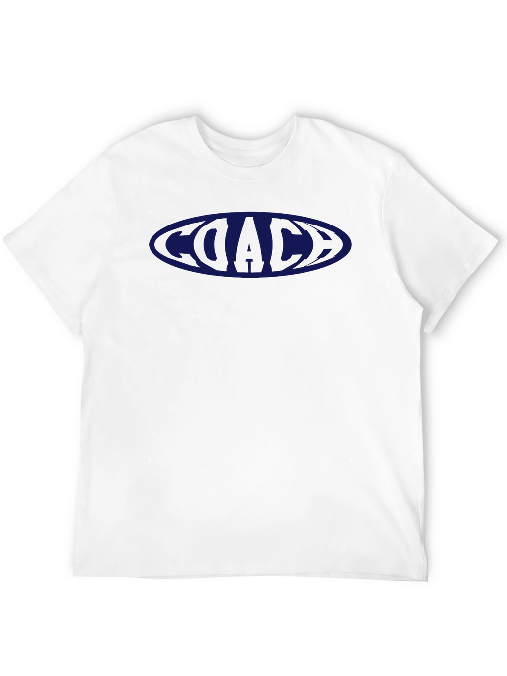 Coach T-Shirt Black with Blue Logo