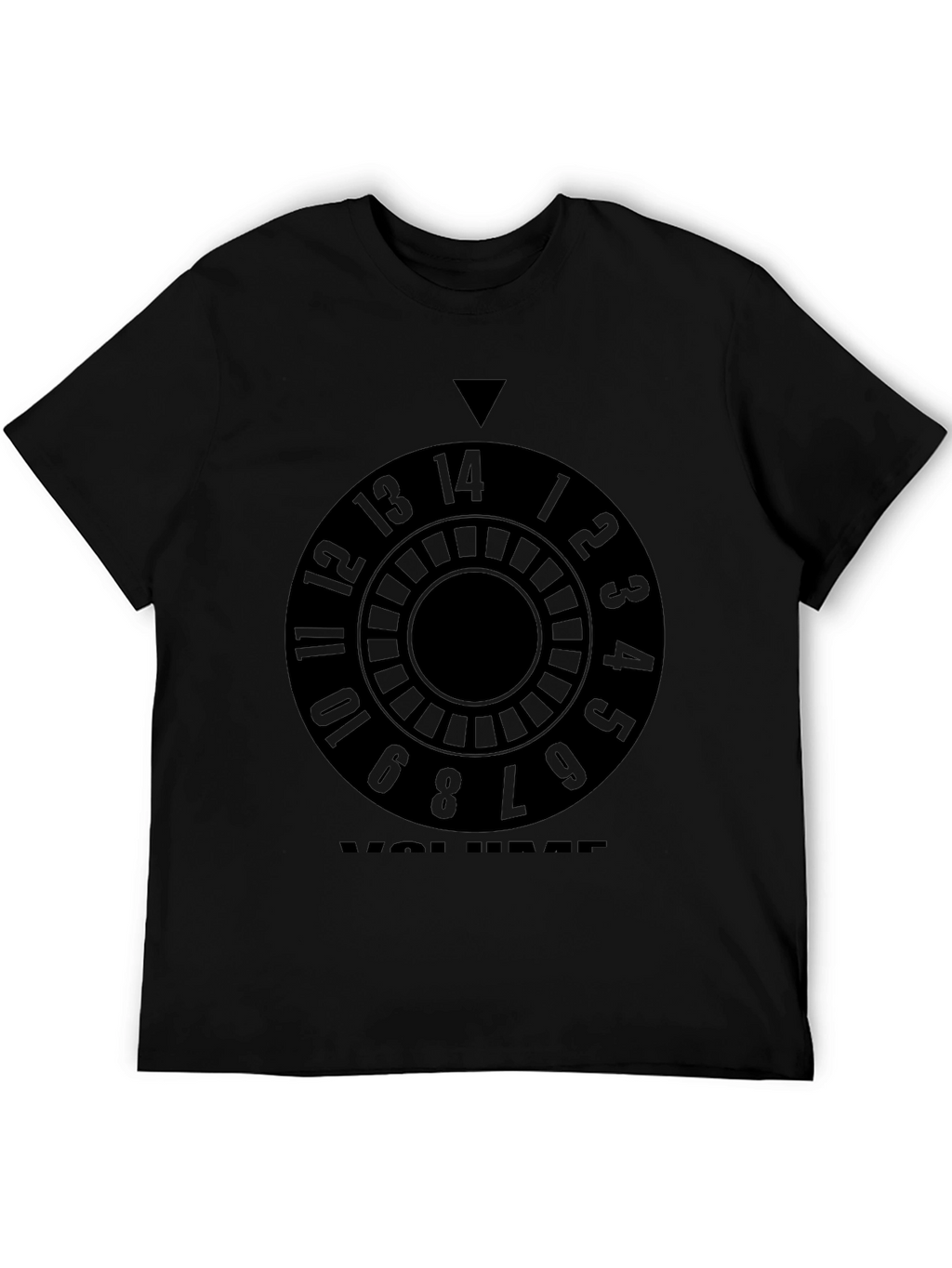 Volume Knob Graphic Tee - Black