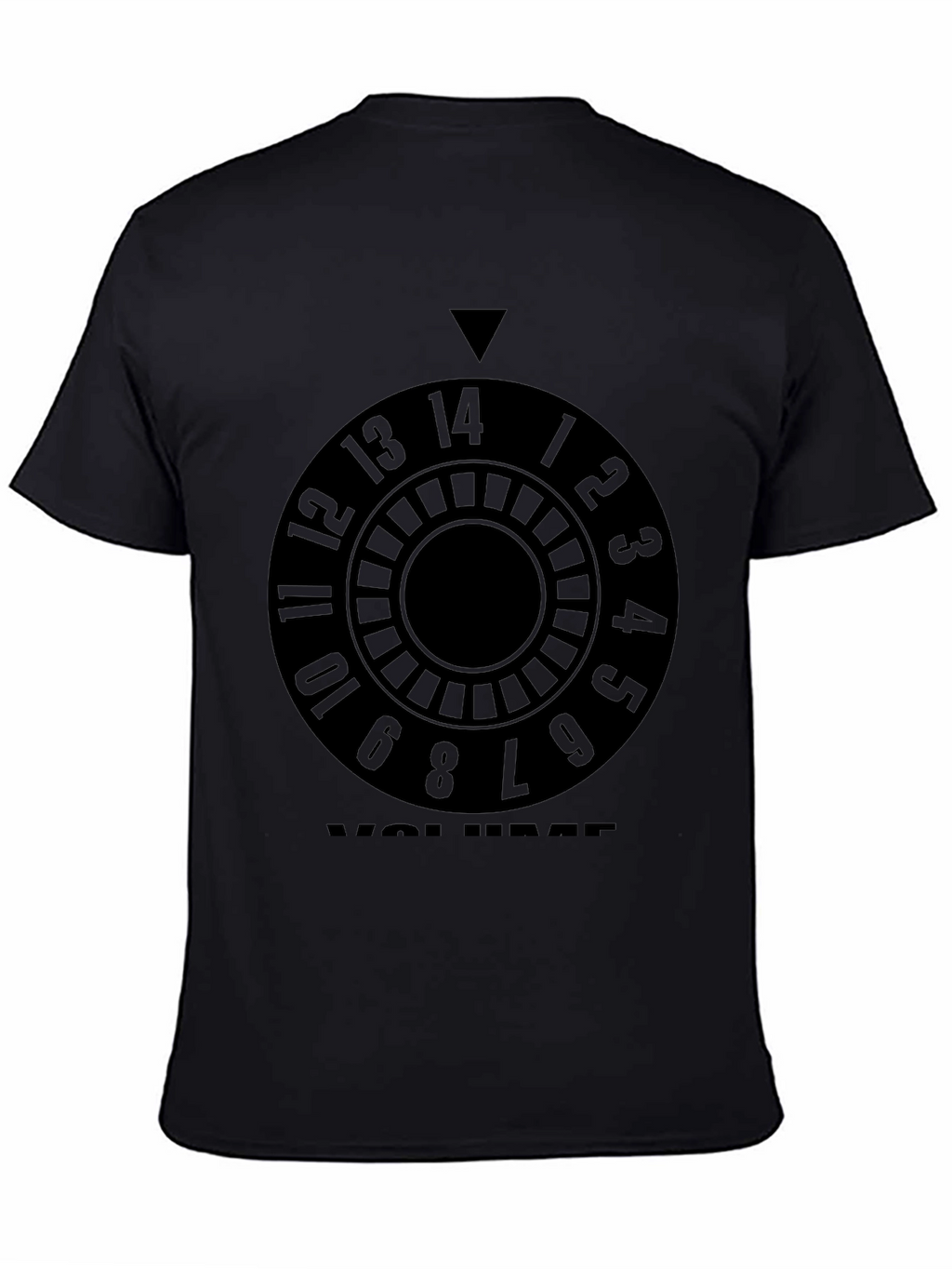 Volume Knob Graphic Tee - Black