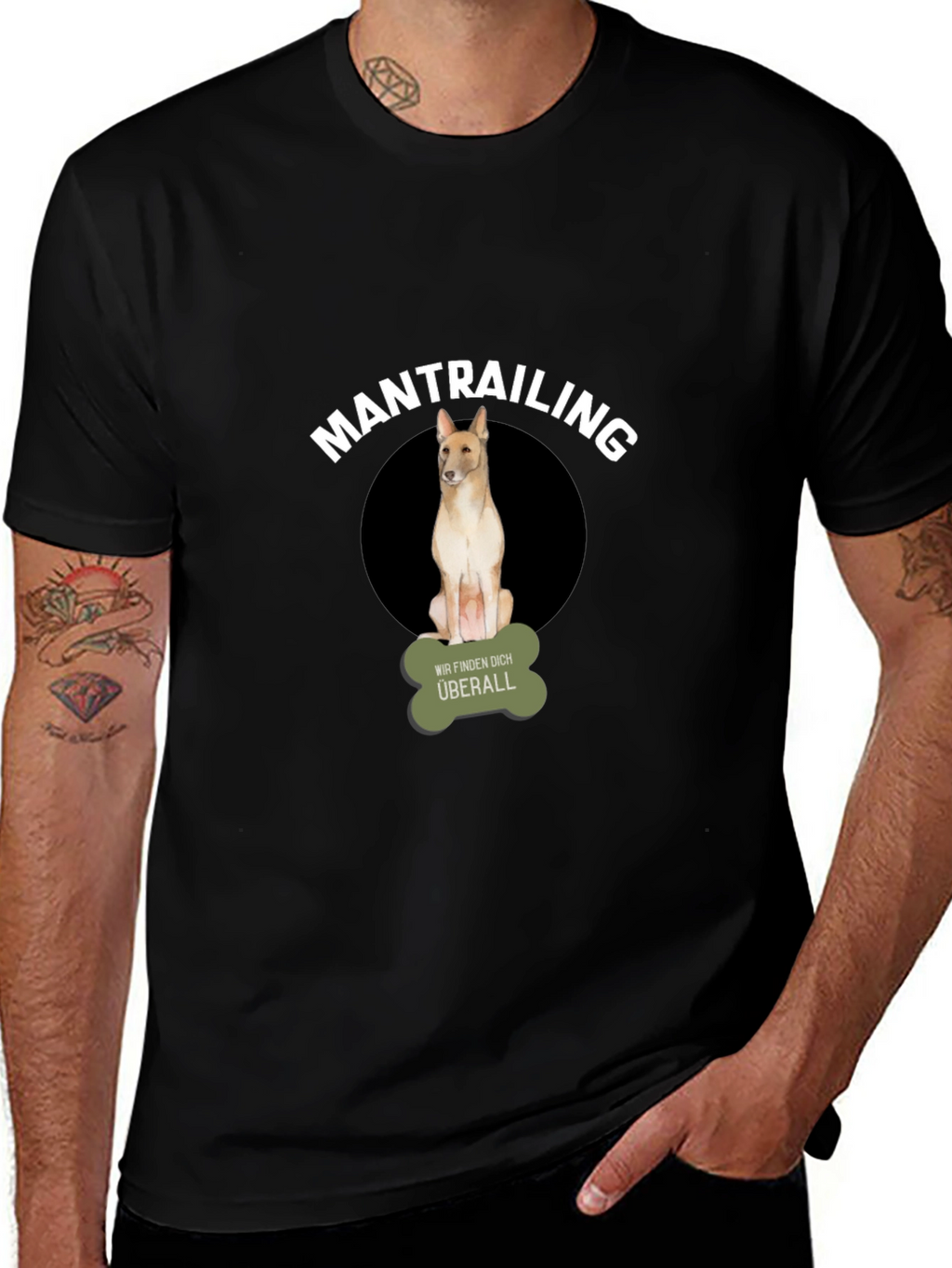 Mantrailing Dog T-Shirt
