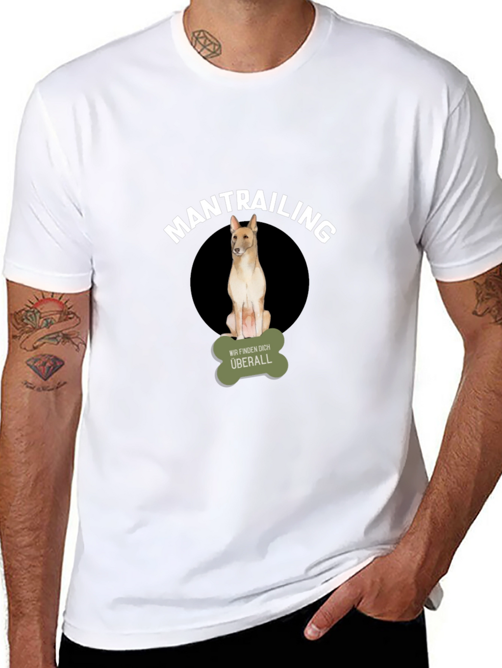 Mantrailing Dog T-Shirt