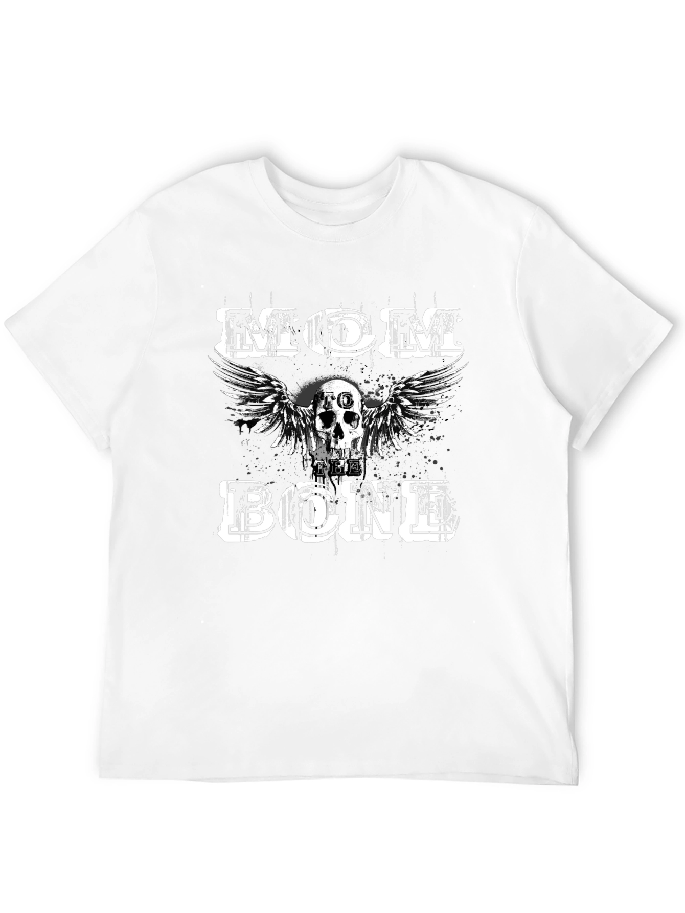 Mom To The Bone Graphic Tee - Black