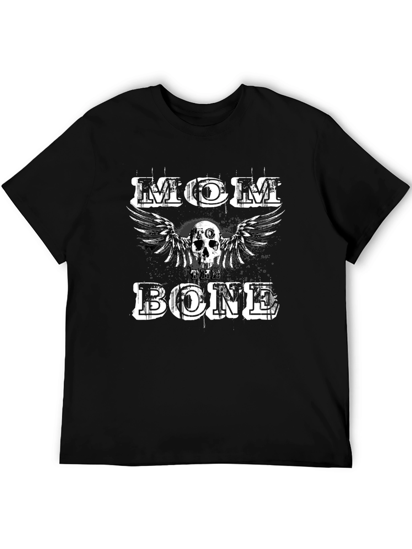 Mom To The Bone Graphic Tee - Black