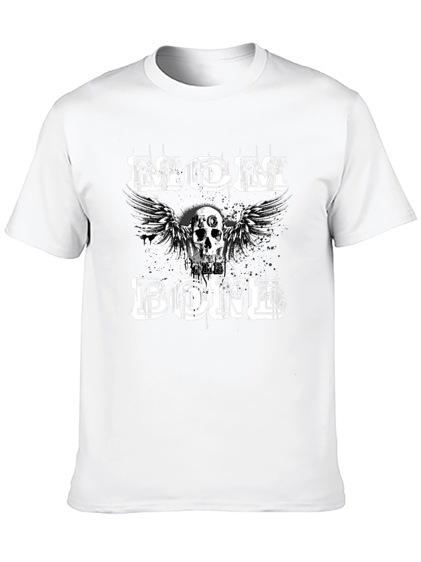 Mom To The Bone Graphic Tee - Black