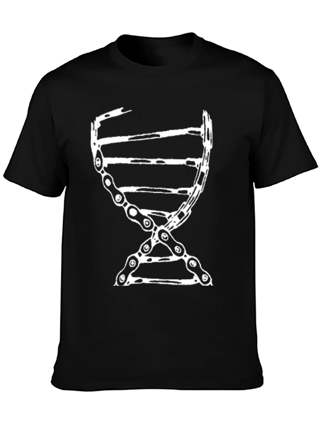 DNA Chain Graphic Tee - Black