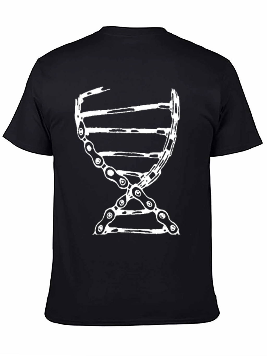 DNA Chain Graphic Tee - Black