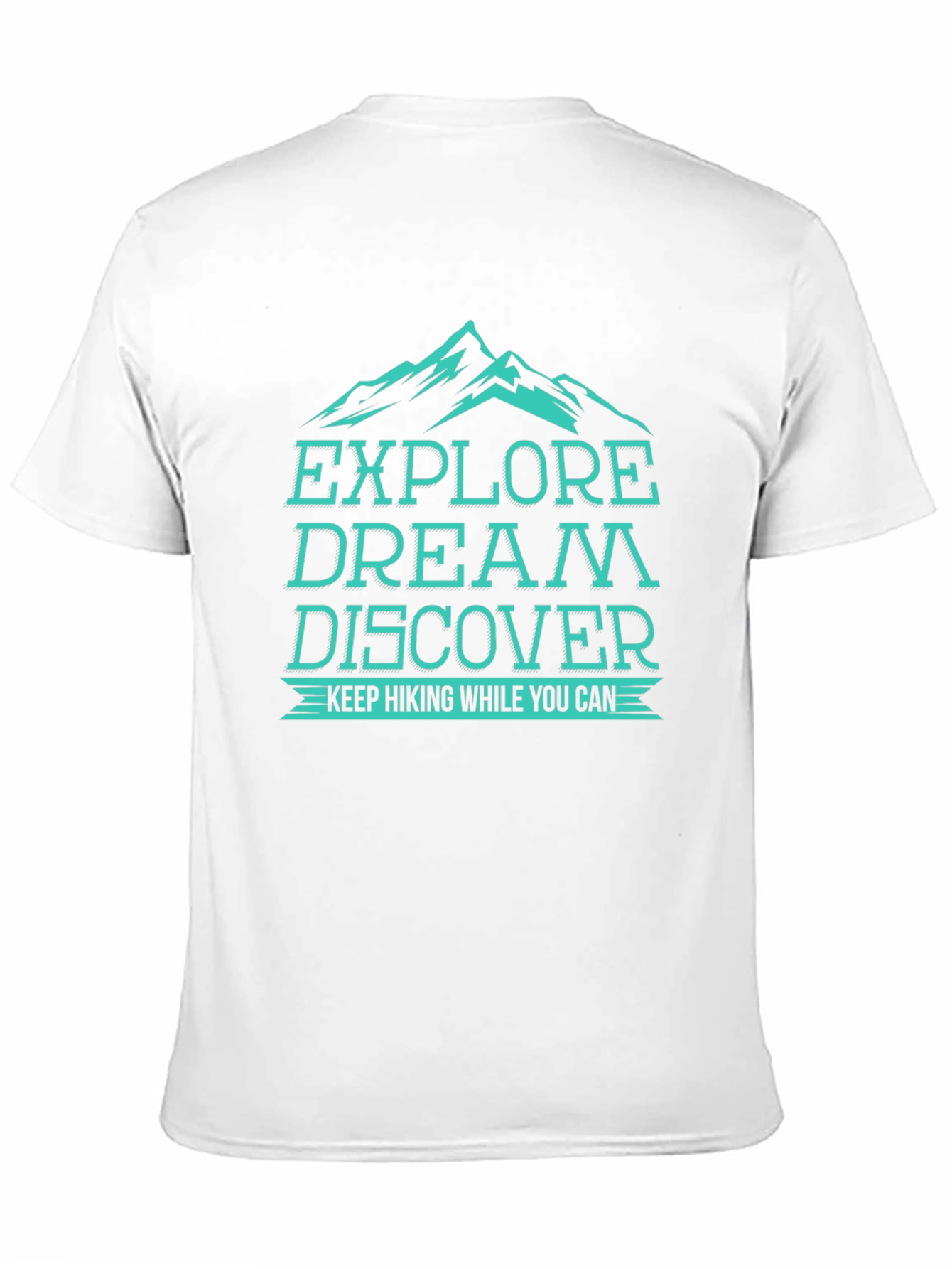 Explore Dream Discover Hiking Graphic Tee - Black